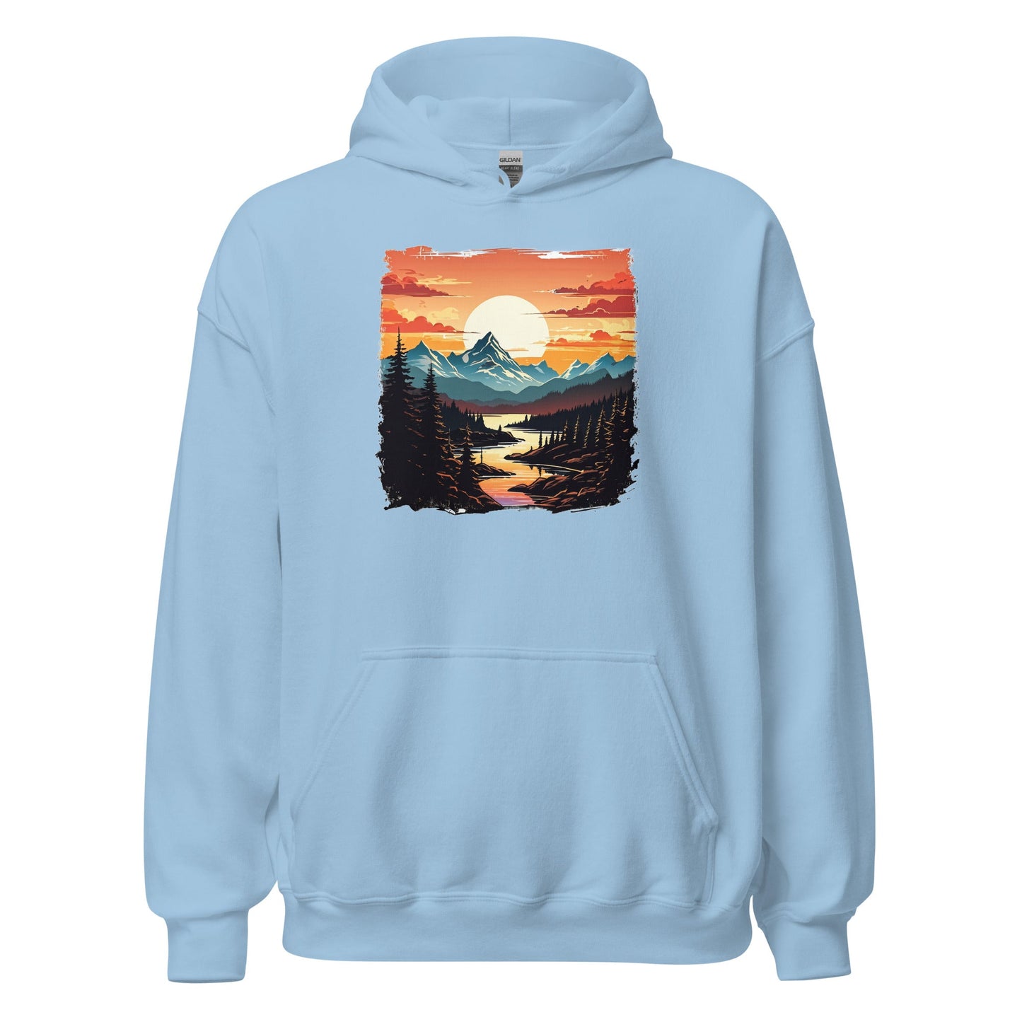 Mountain Stream Women's (Unisex) Hoodie - Hoodies - Discovery Co.
