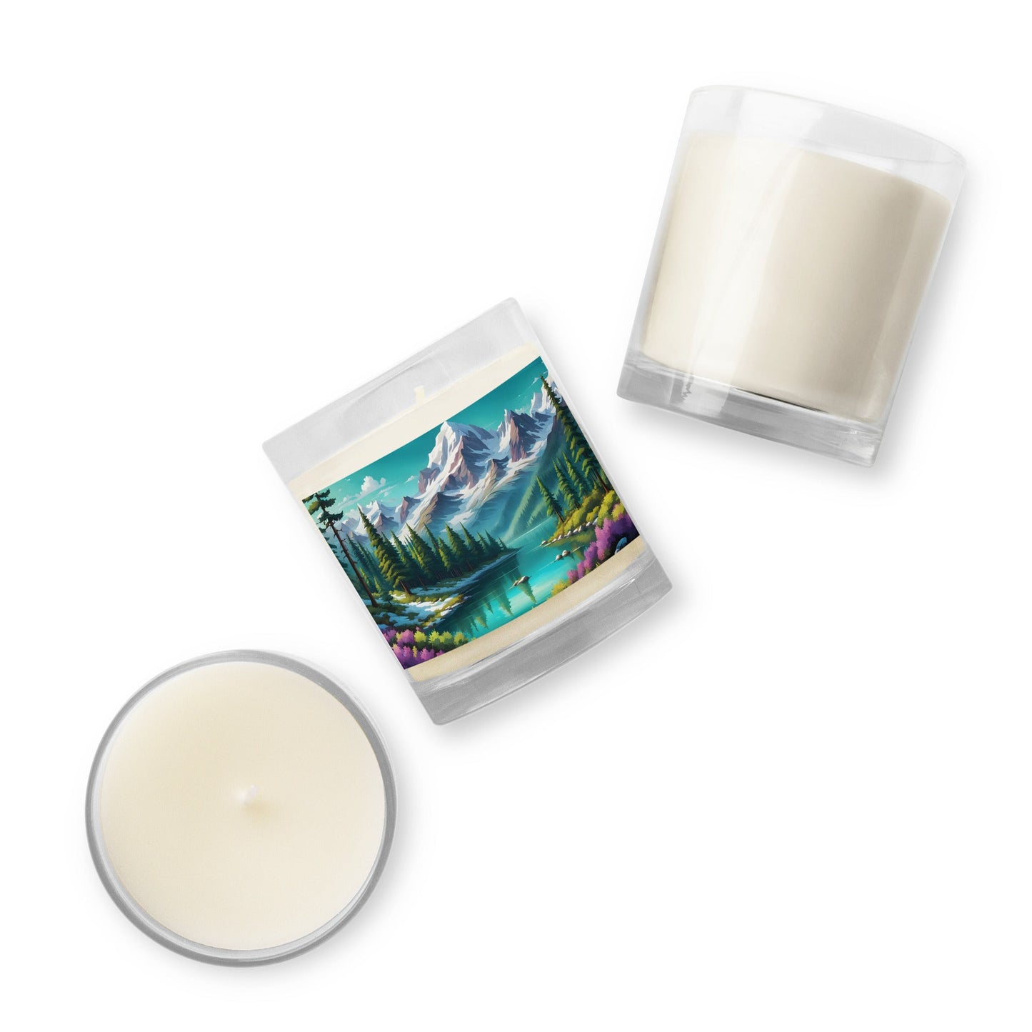 Mountain View Glass Jar Soy Wax Candle - Candles - Discovery Co.