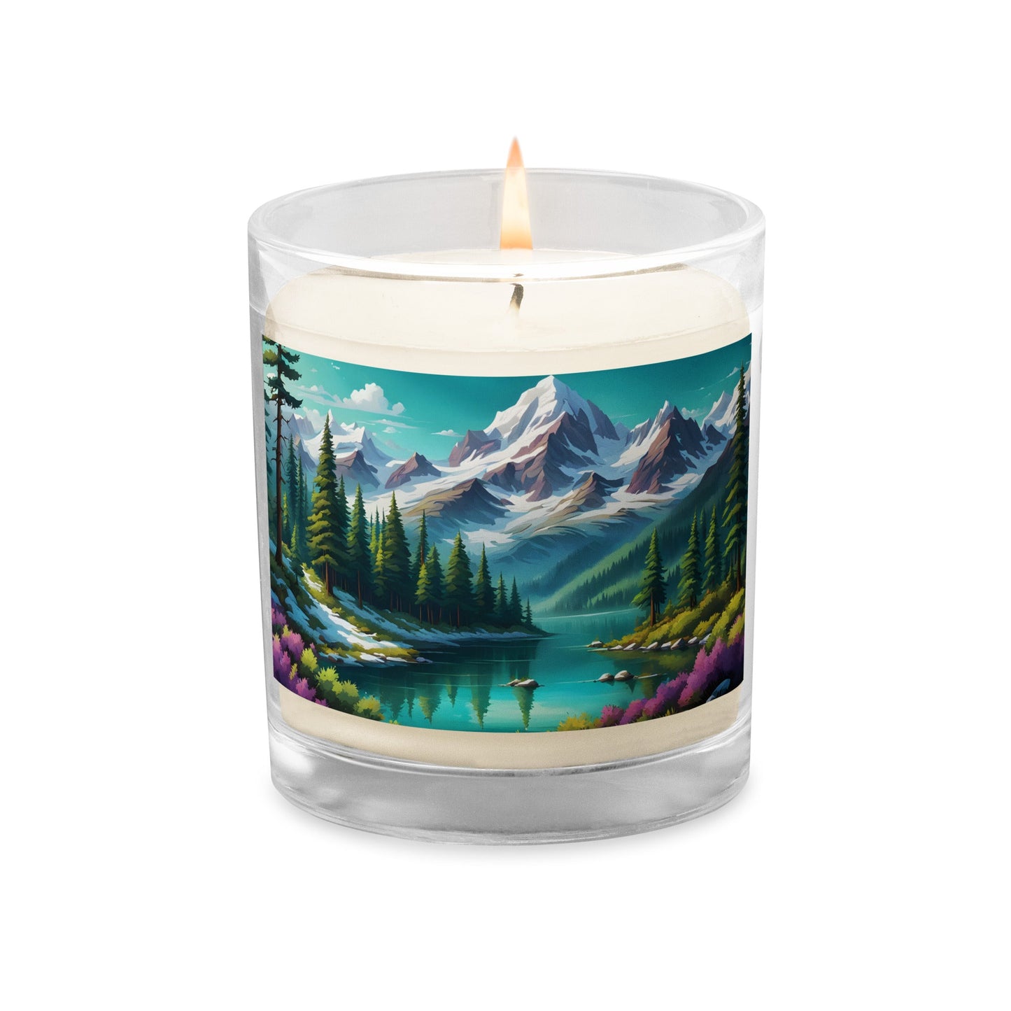 Mountain View Glass Jar Soy Wax Candle - Candles - Discovery Co.