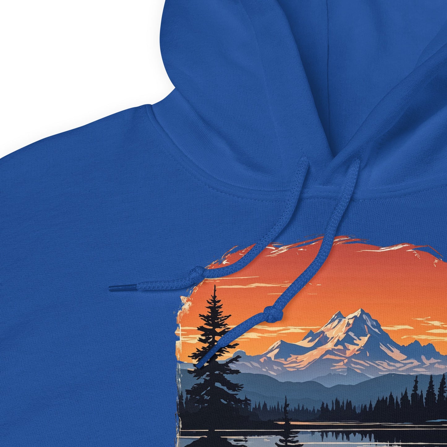Mountains On The Lake Men's (Unisex) Hoodie - Hoodies - Discovery Co.