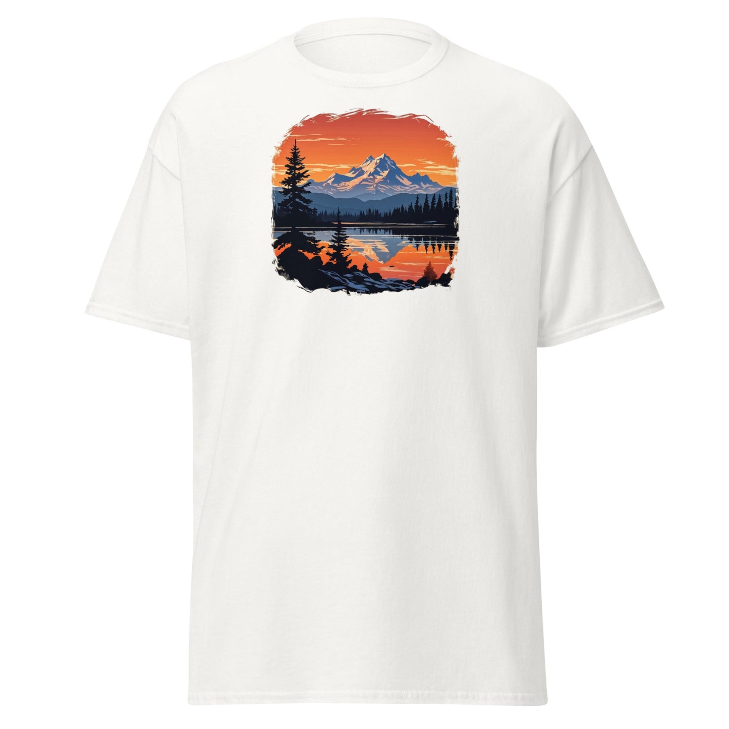 Mountains On The Lake Women's (Unisex) Classic Tee - Women's Shirts - Discovery Co.