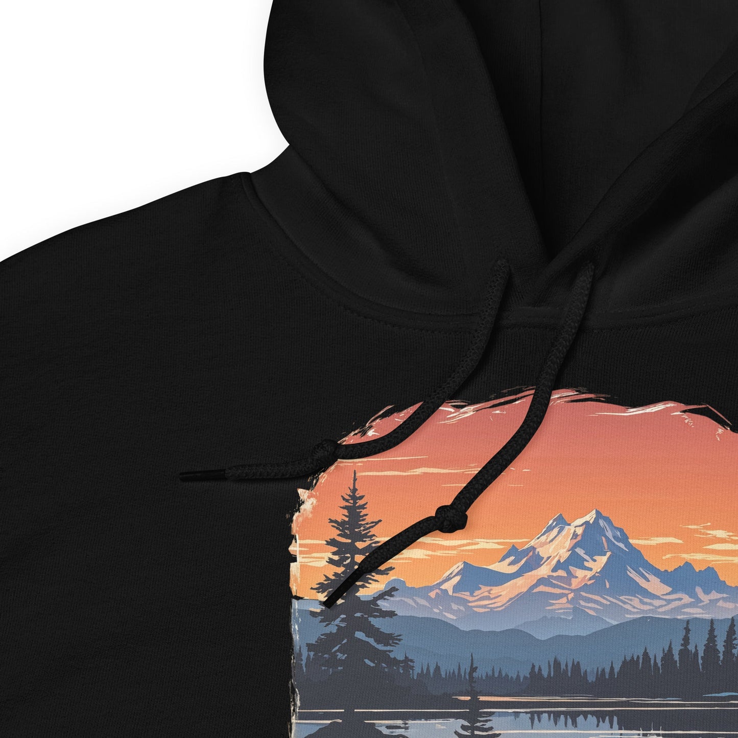 Mountains On The Lake Women's (Unisex) Hoodie - Hoodies - Discovery Co.
