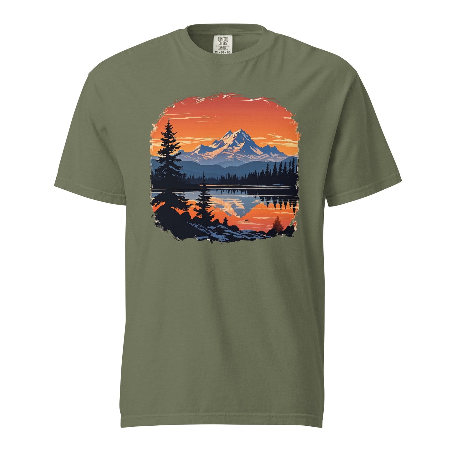 Mountains On The Lake Women's (Unisex) Premium Tee - Women's Shirts - Discovery Co.