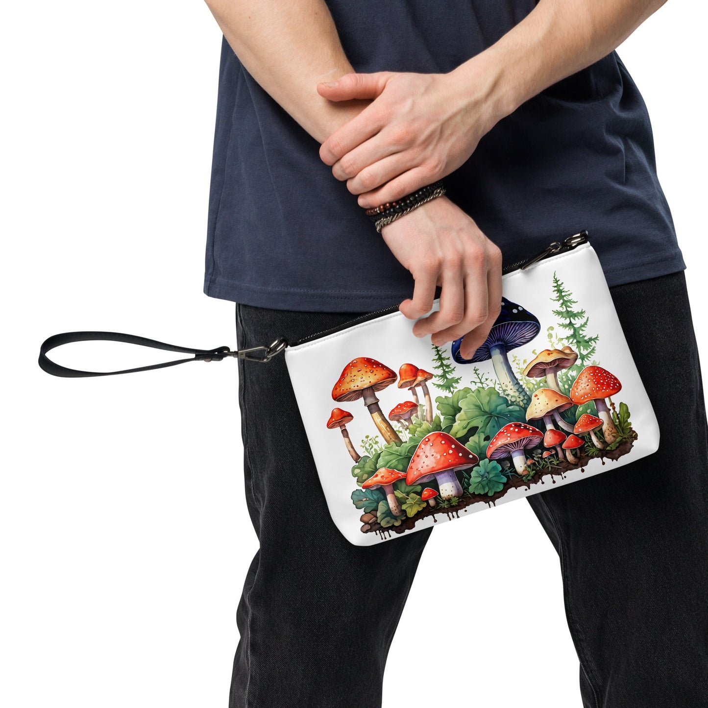 Mushroom Forest Watercolor Art Crossbody Bag - Crossbody Bag - Discovery Co.