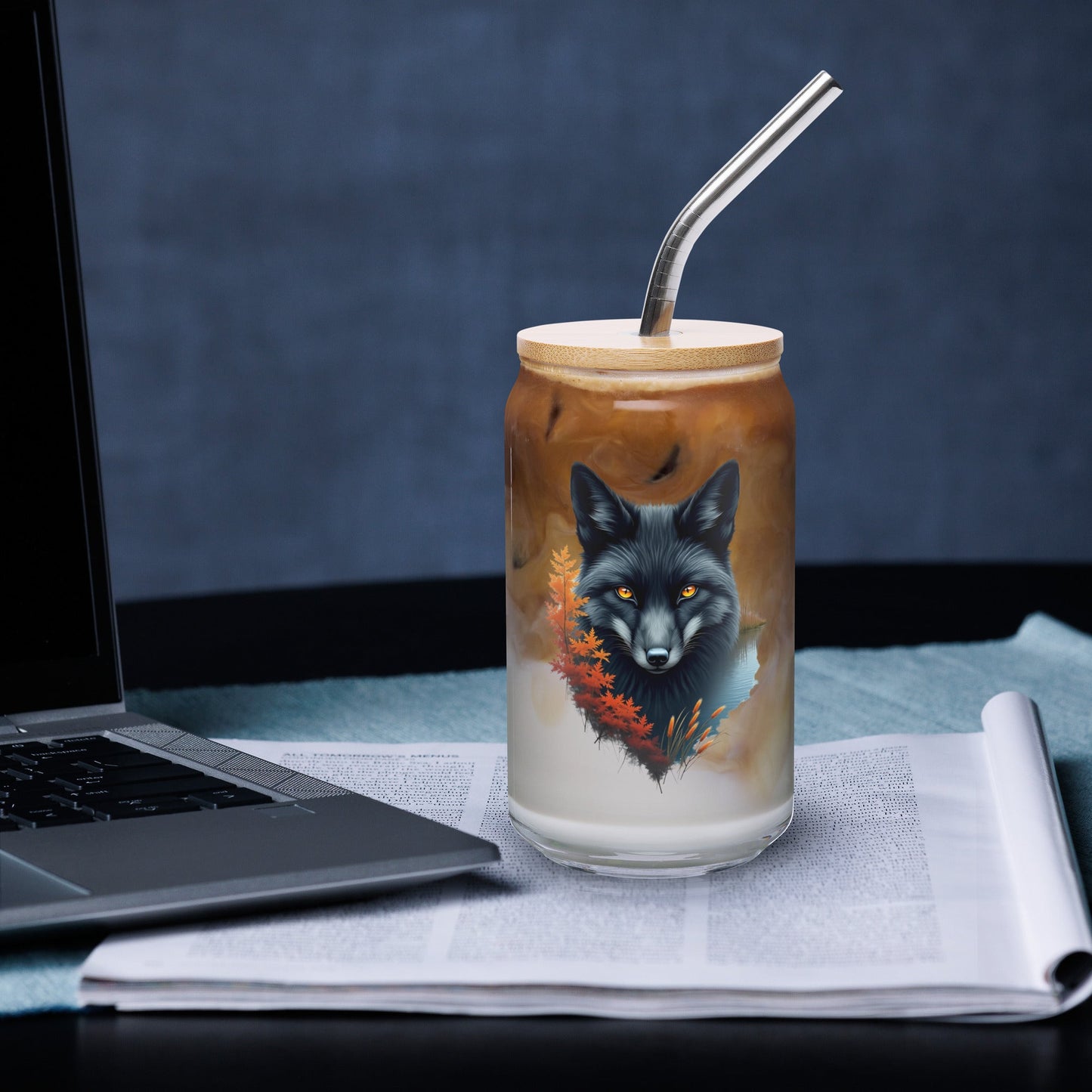 Mystic Fox Can - Shaped Glass - Can - Shaped Glass - Discovery Co.