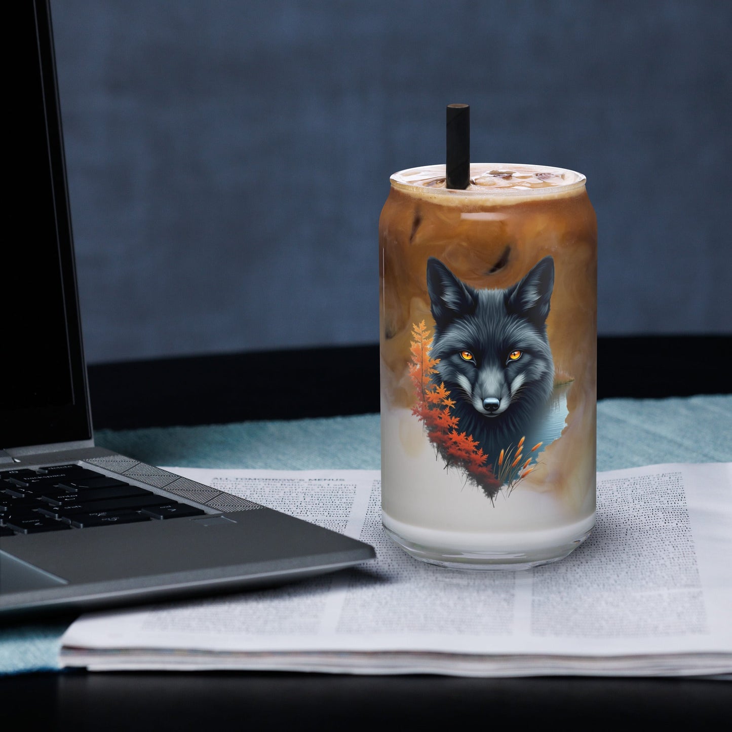 Mystic Fox Can - Shaped Glass - Can - Shaped Glass - Discovery Co.