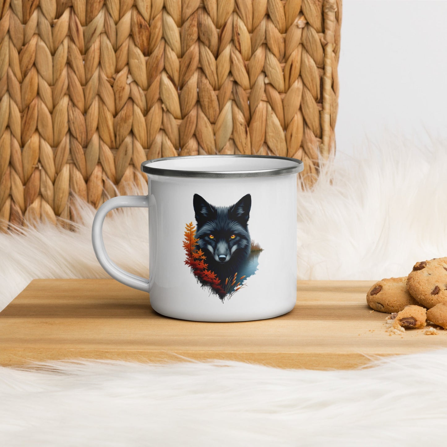 Mystic Fox Enamel Mug - Mugs - Discovery Co.