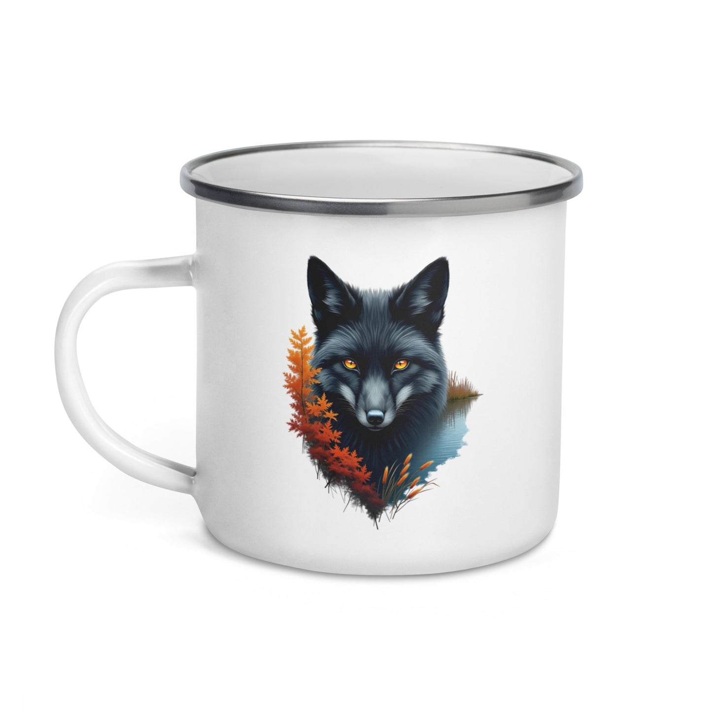 Mystic Fox Enamel Mug - Mugs - Discovery Co.