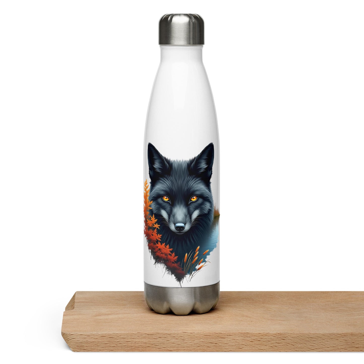 Mystic Fox Stainless Steel Water Bottle - Stainless Steel Water Bottle - Discovery Co.