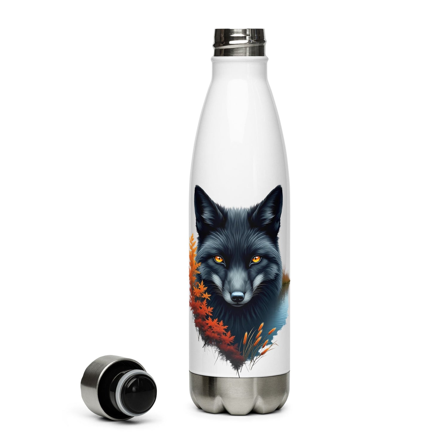 Mystic Fox Stainless Steel Water Bottle - Stainless Steel Water Bottle - Discovery Co.