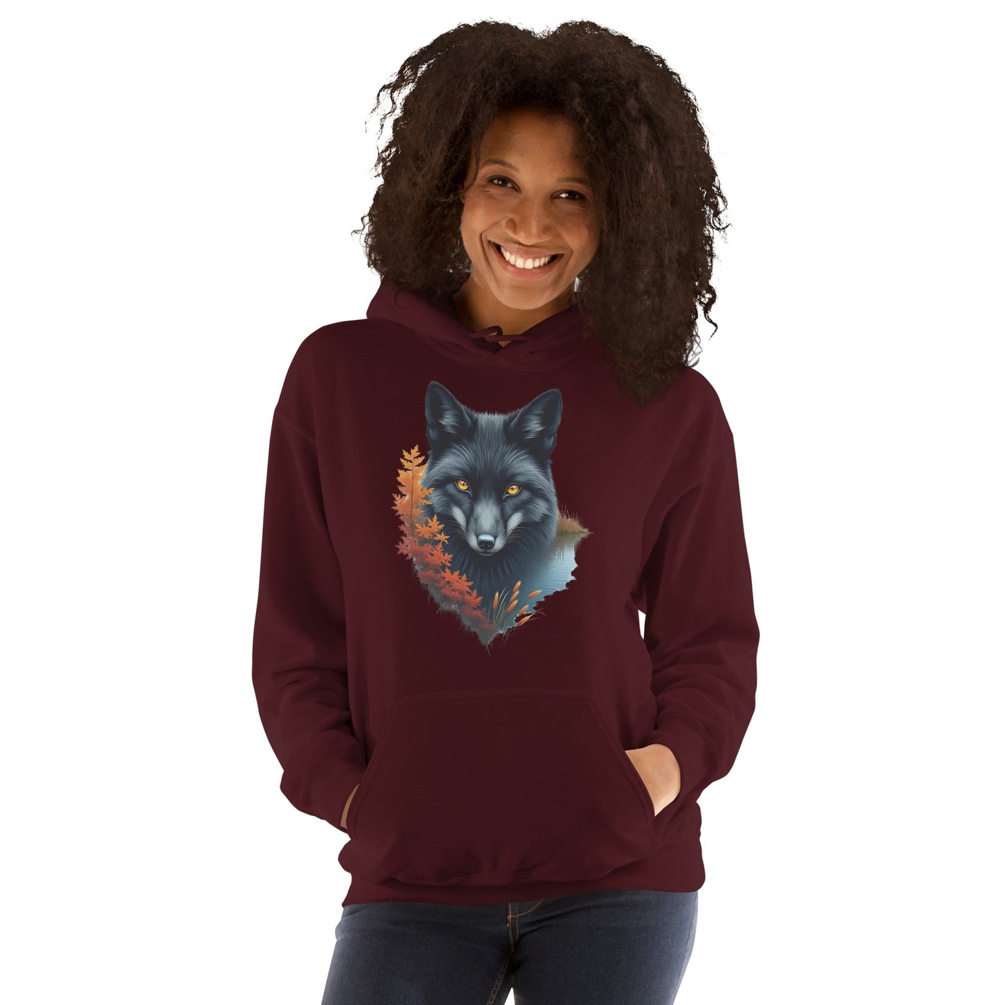 Mystic Fox Women's (Unisex) Hoodie - Hoodies - Discovery Co.