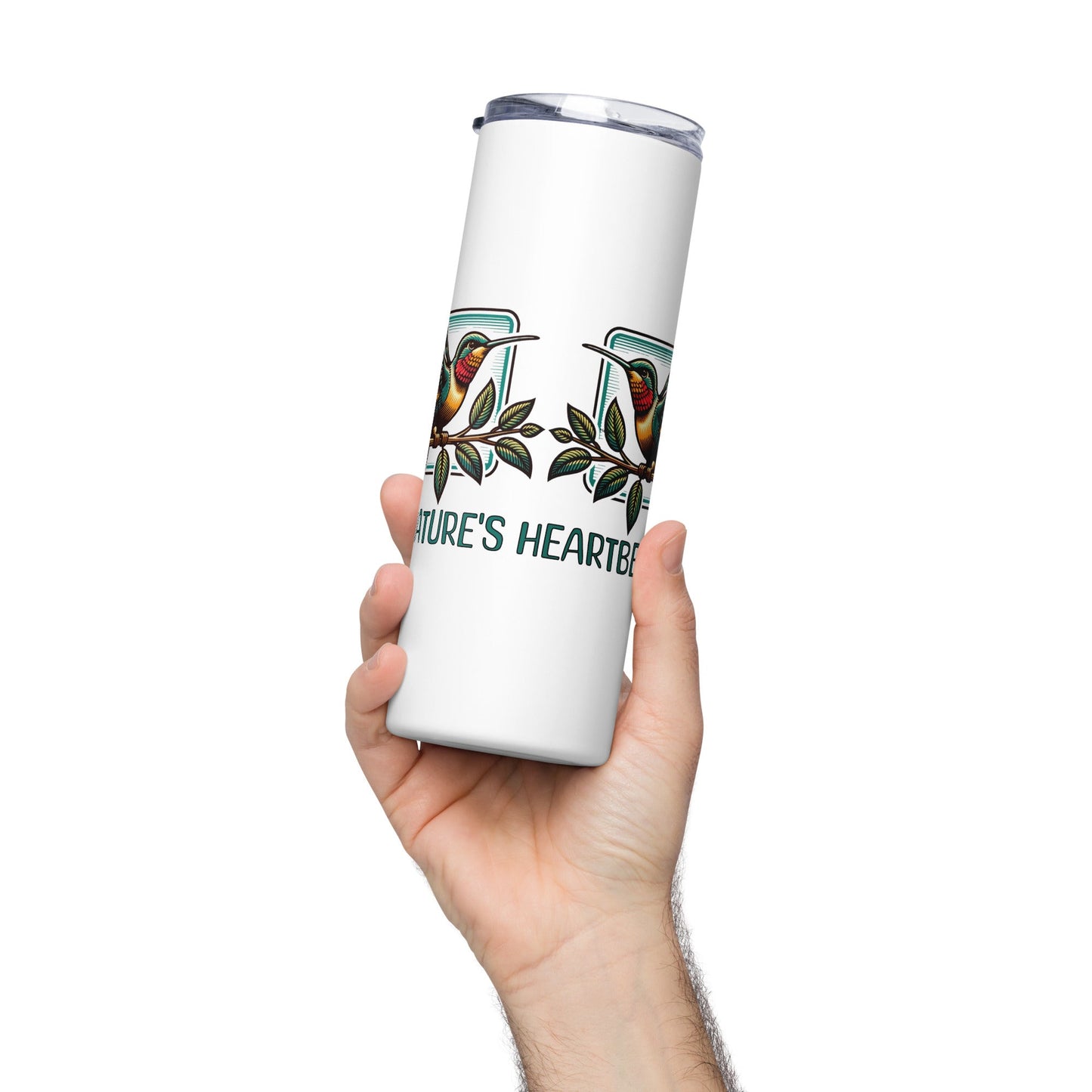 Nature's Heartbeat Stainless Steel Tumbler - Steel Tumbler - Discovery Co.