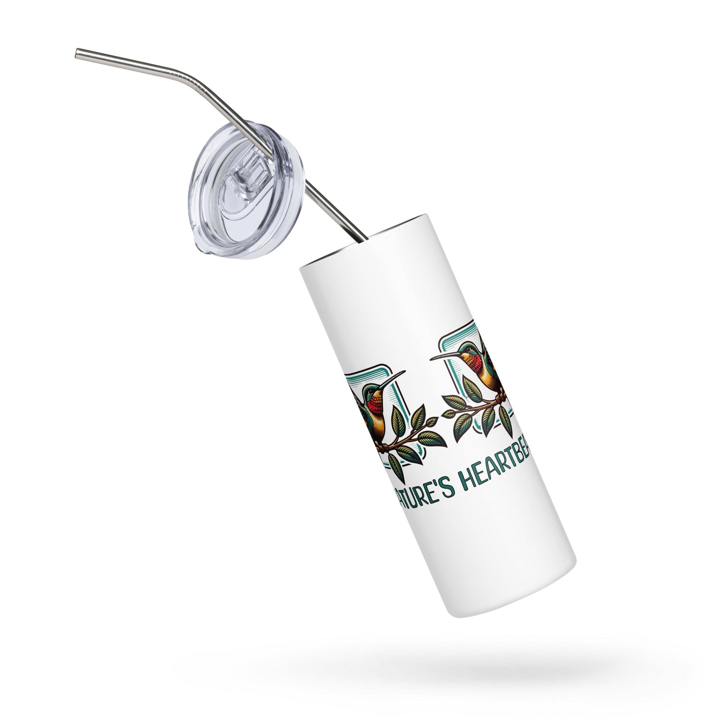 Nature's Heartbeat Stainless Steel Tumbler - Steel Tumbler - Discovery Co.