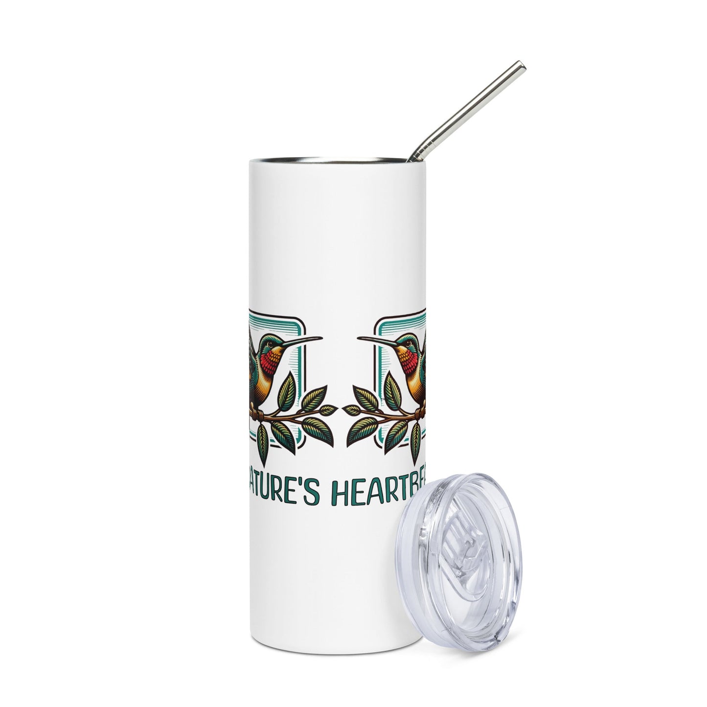 Nature's Heartbeat Stainless Steel Tumbler - Steel Tumbler - Discovery Co.