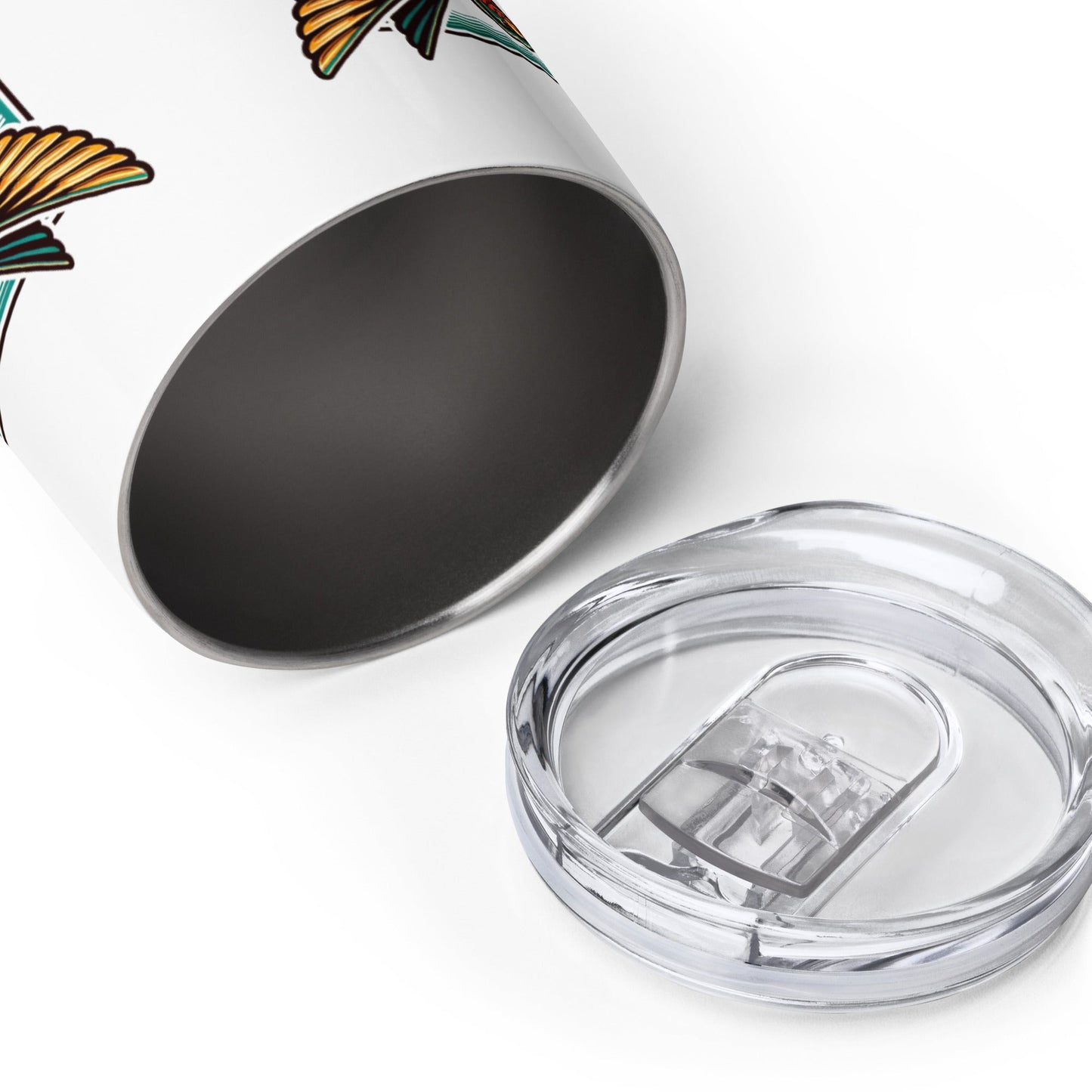 Nature's Heartbeat Stainless Steel Wine Tumbler - Steel Tumbler - Discovery Co.