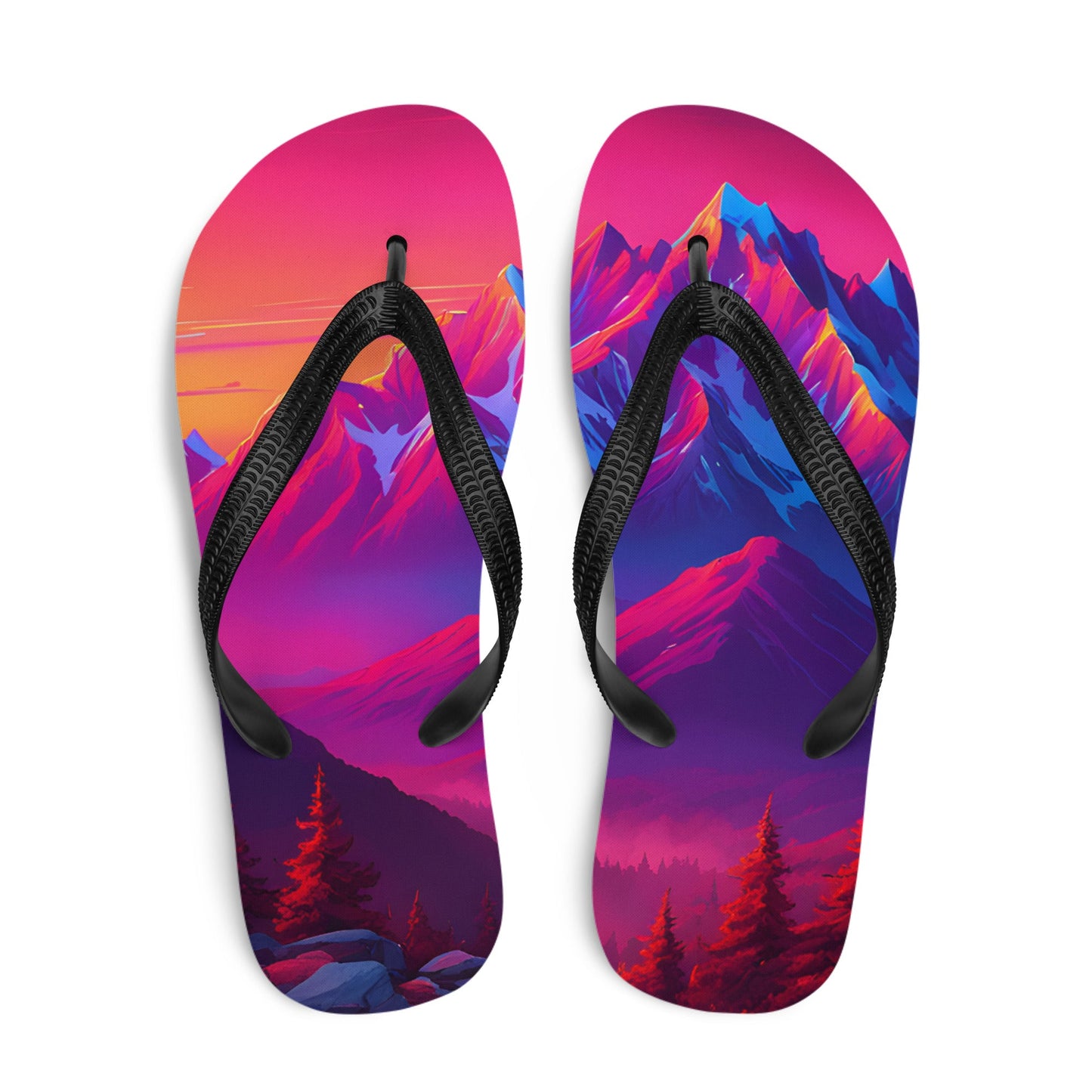 Neon Mountains Flip - Flops - Footwear - Discovery Co.
