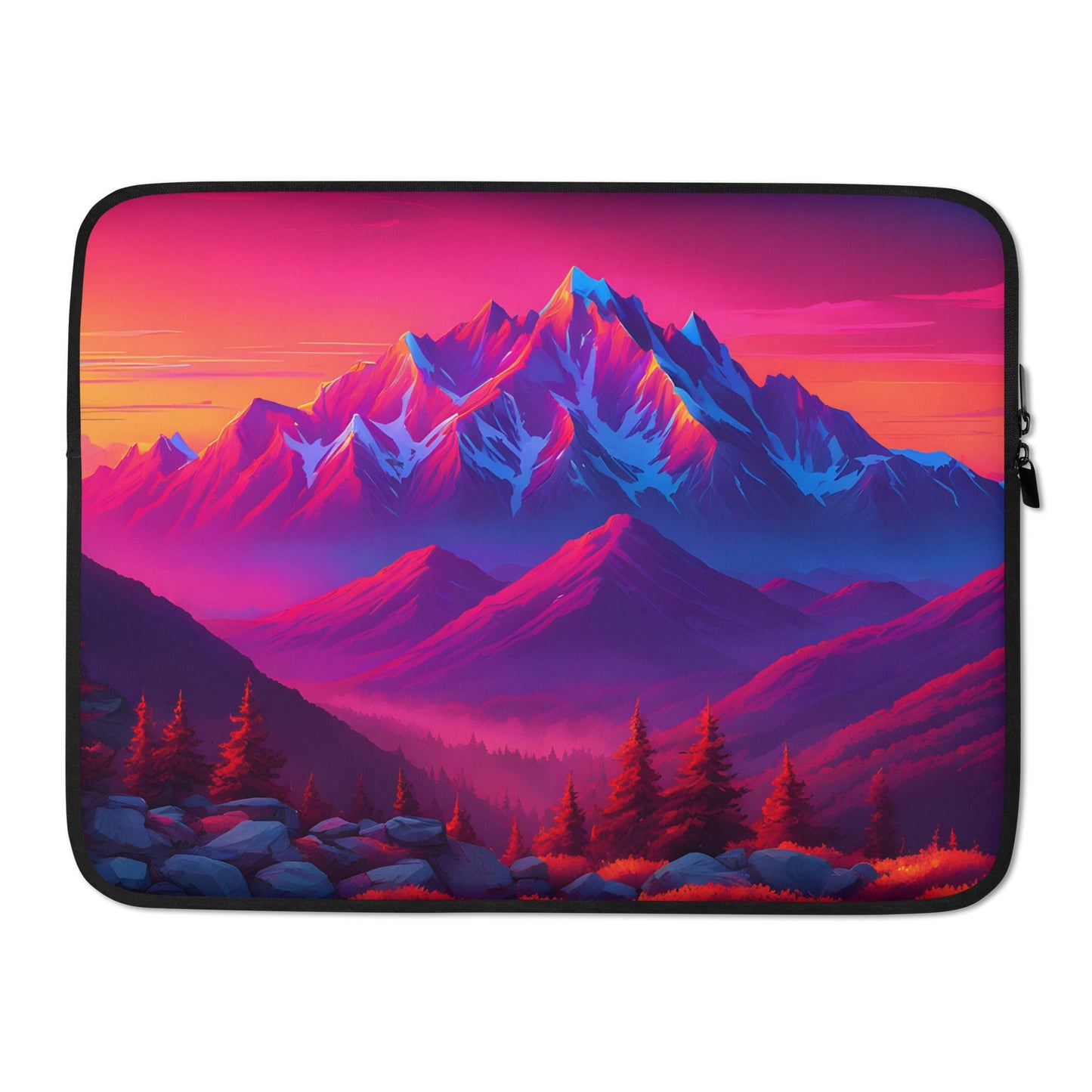 Neon Mountains Laptop Sleeve - Laptop Cases - Discovery Co.