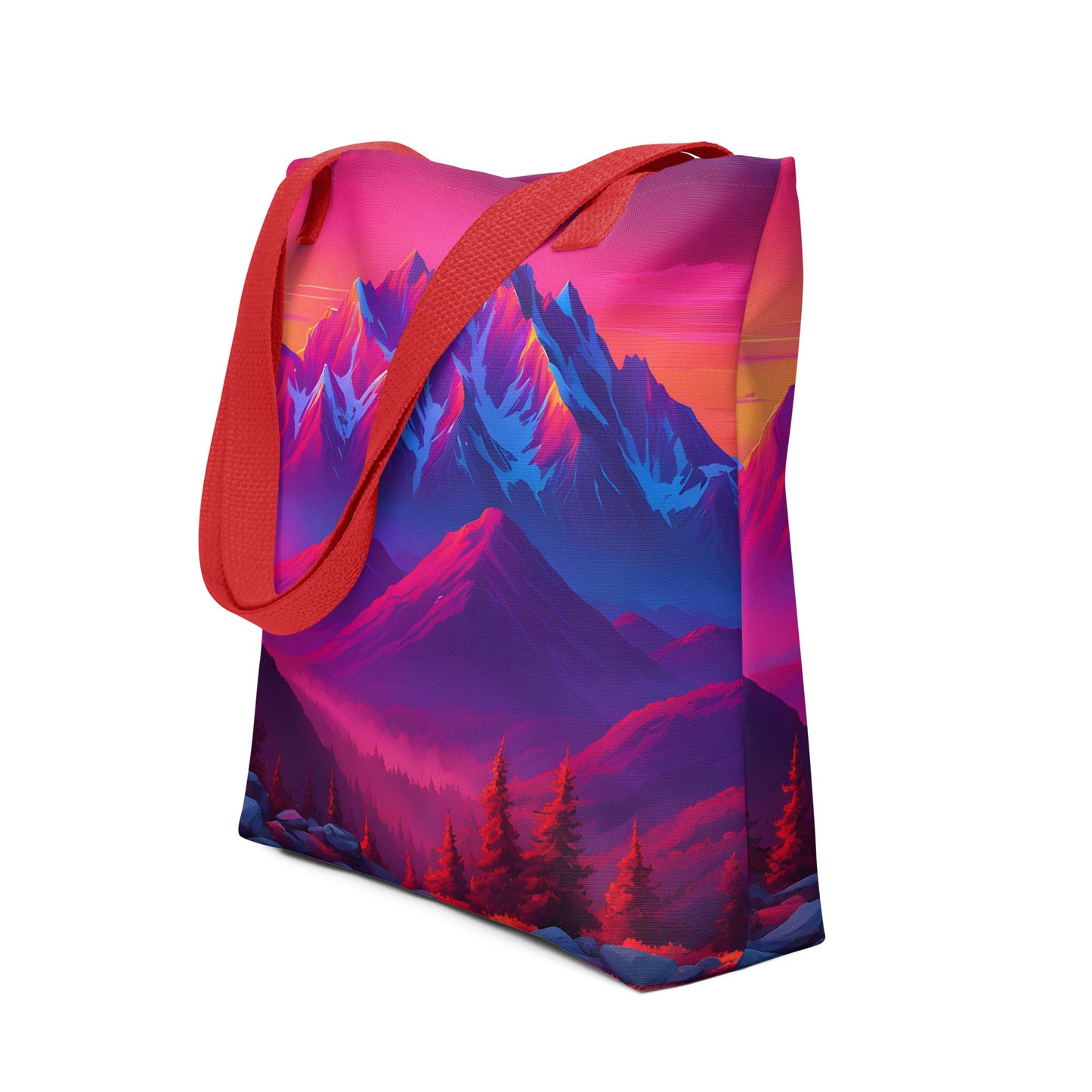 Neon Mountains Tote Bag - Tote Bags - Discovery Co.