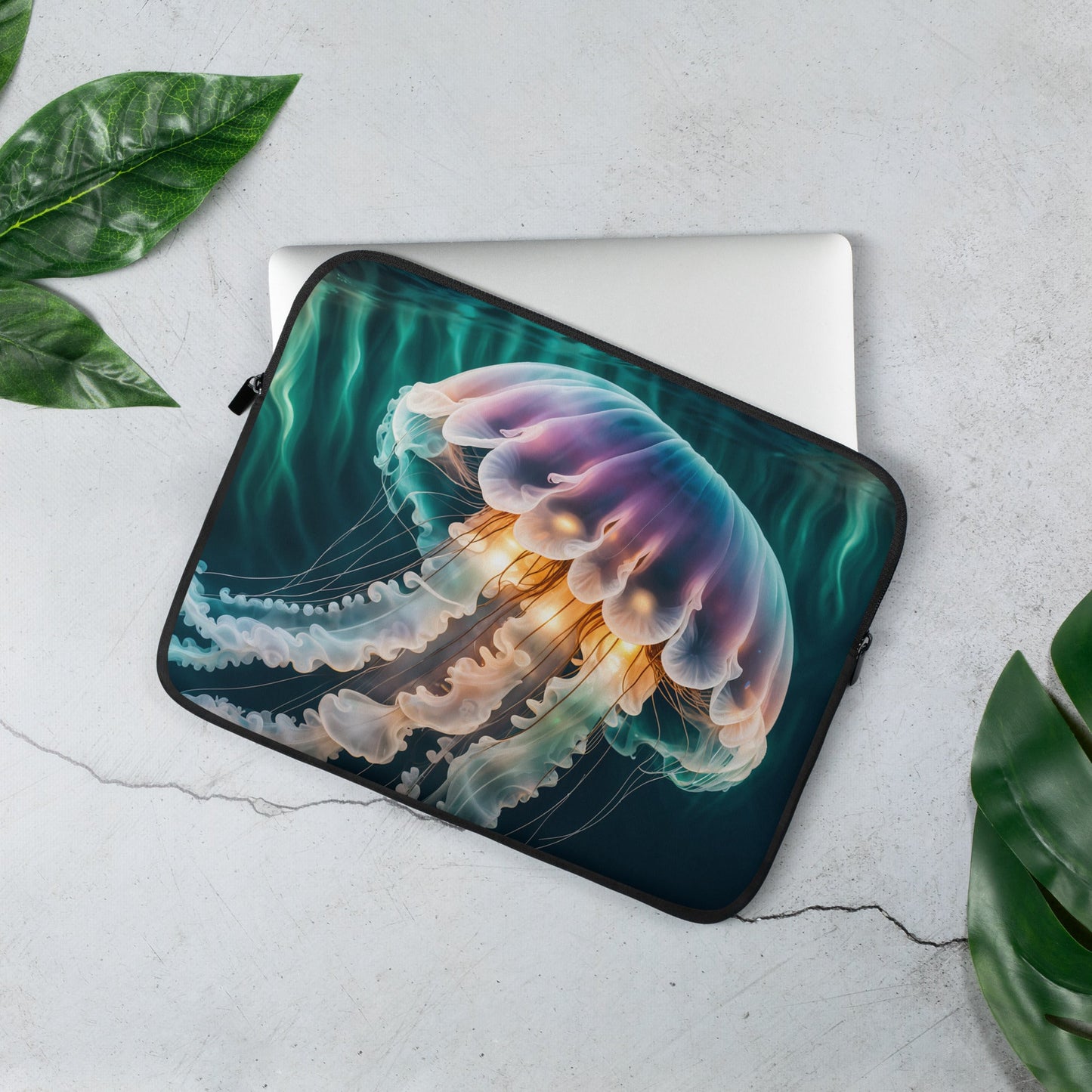 Northern Lights Jellyfish Laptop Sleeve - Laptop Cases - Discovery Co.