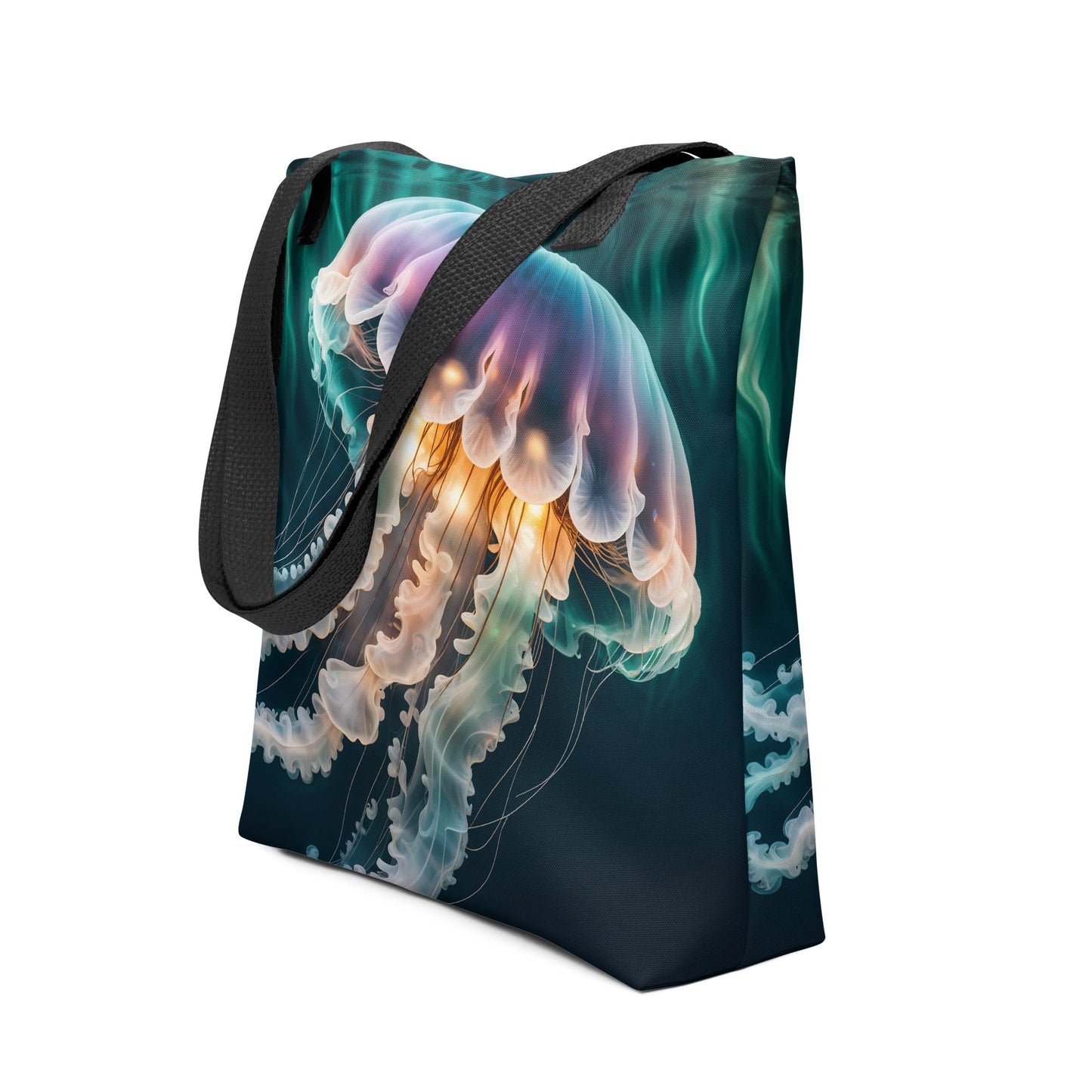 Northern Lights Jellyfish Tote Bag - Tote Bags - Discovery Co.