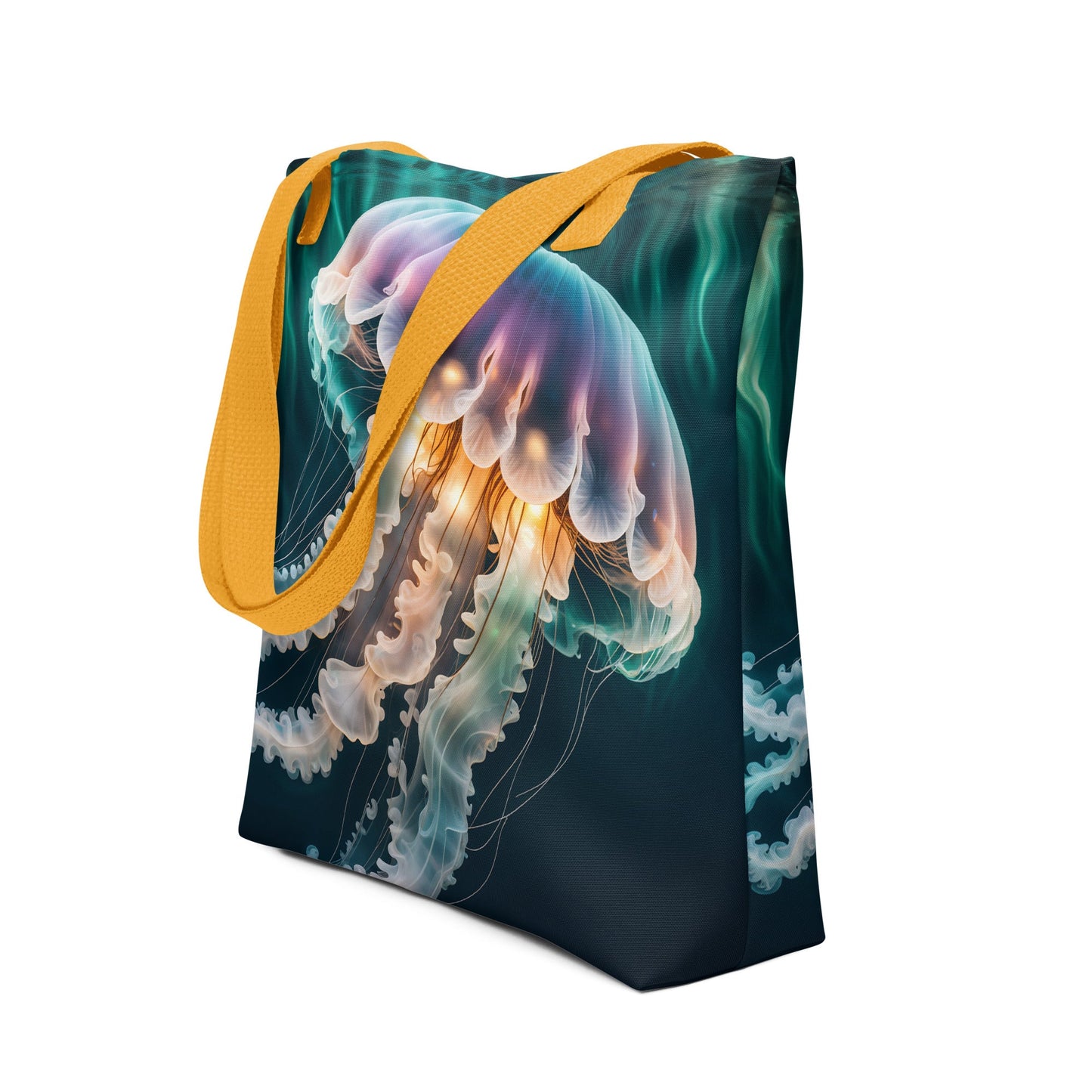 Northern Lights Jellyfish Tote Bag - Tote Bags - Discovery Co.