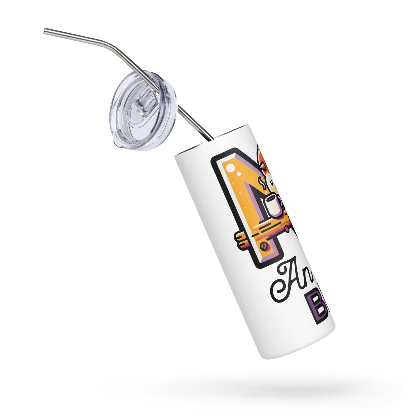 Not An Early Bird Stainless Steel Tumbler - Steel Tumbler - Discovery Co.