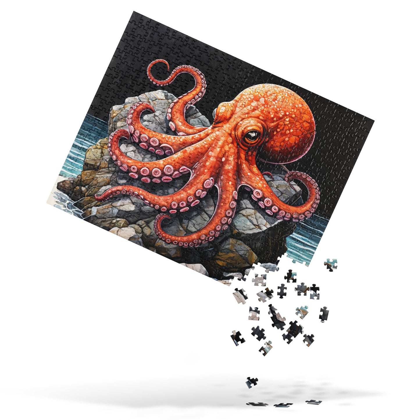 Octopus On A Rock Jigsaw Puzzle - Puzzle - Discovery Co.