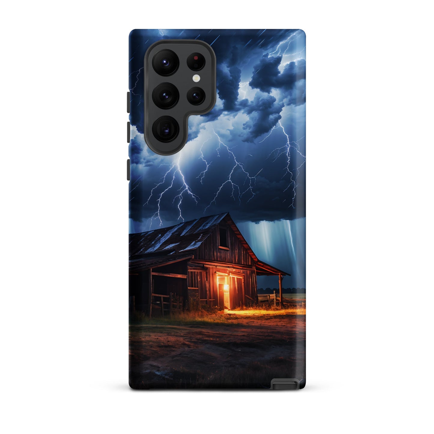 Old Barn In A Lightning Storm Tough Case for Samsung® - Phone Case - Discovery Co.