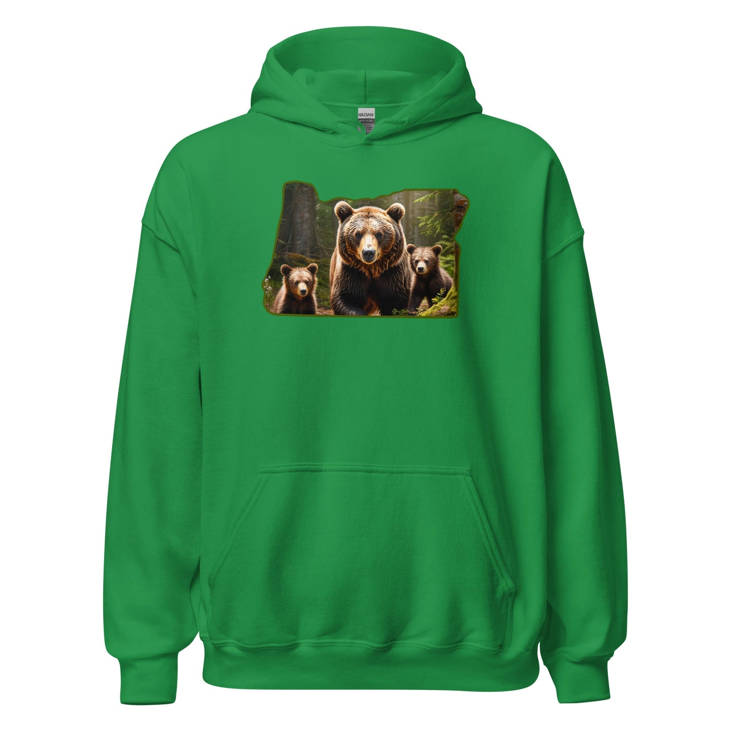 Oregon Bear Family Men's (Unisex) Hoodie - Hoodies - Discovery Co.