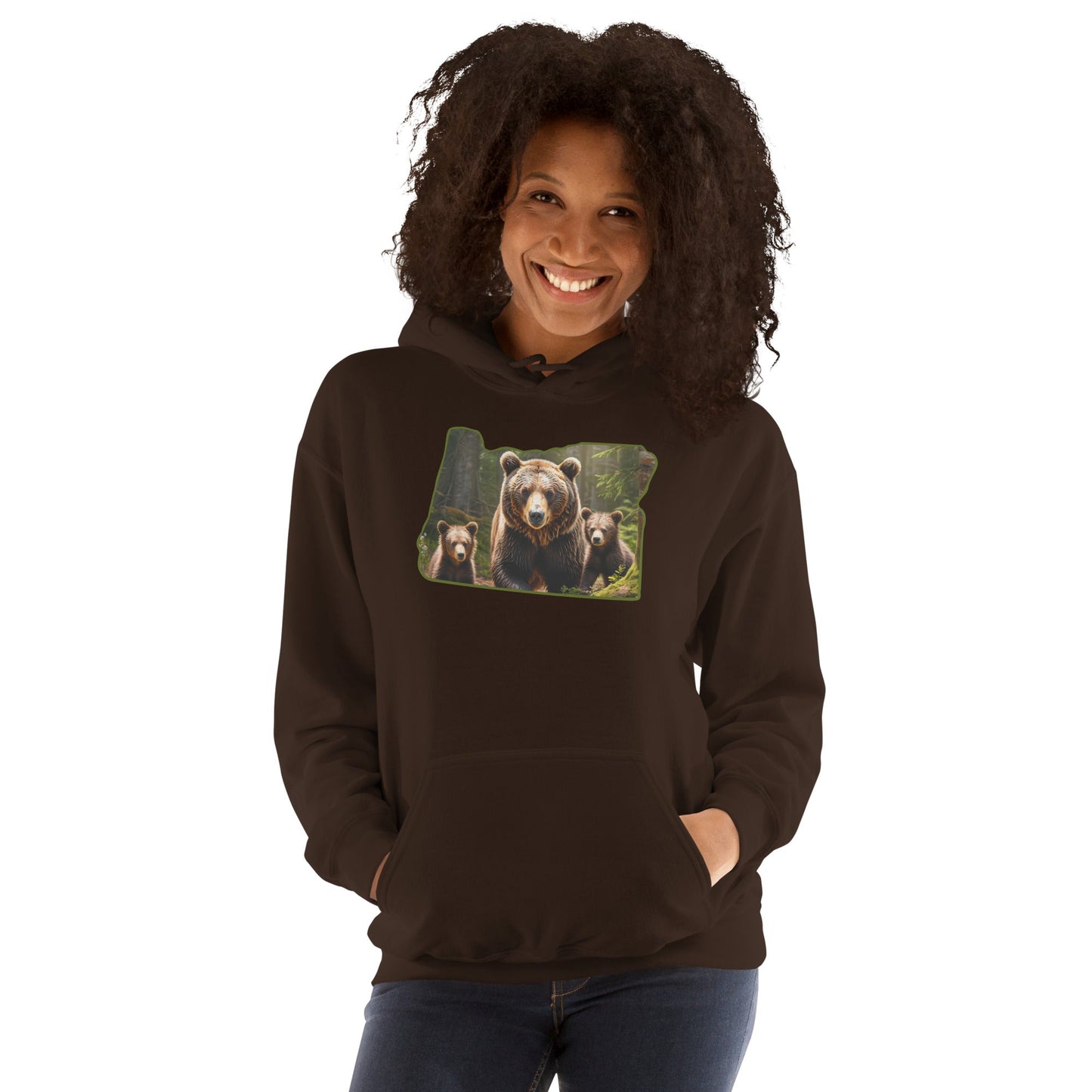 Oregon Bear Family Women's (Unisex) Hoodie - Hoodies - Discovery Co.