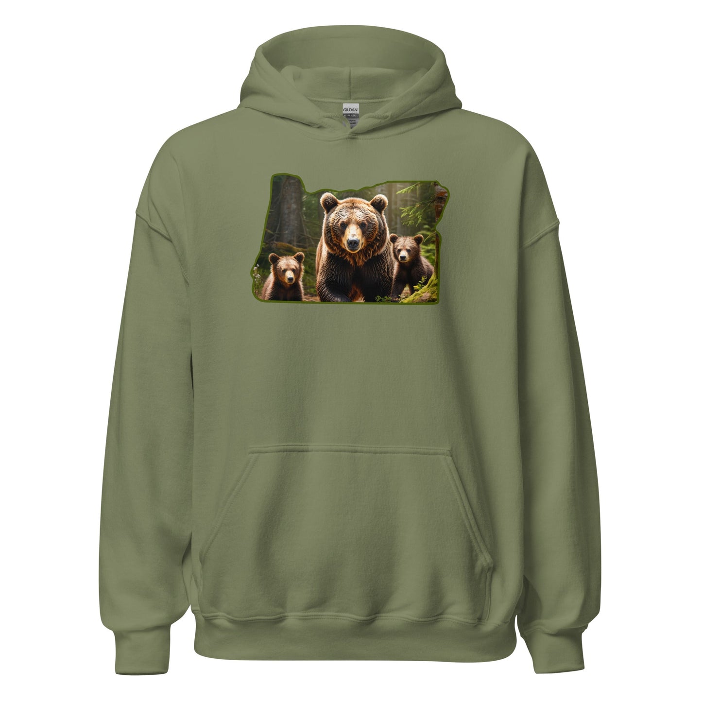 Oregon Bear Family Women's (Unisex) Hoodie - Hoodies - Discovery Co.