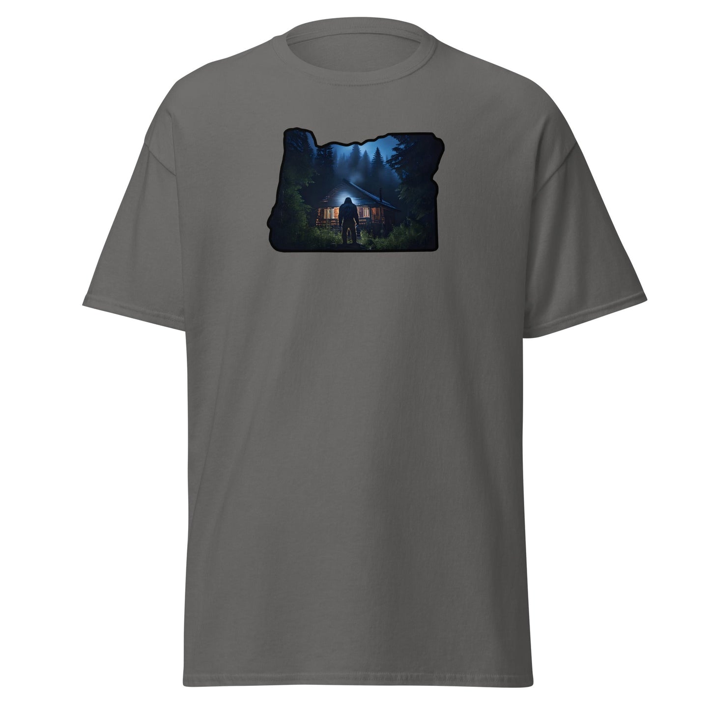 Oregon Bigfoot Visits Men's (Unisex) Classic Tee - Men's Shirts - Discovery Co.
