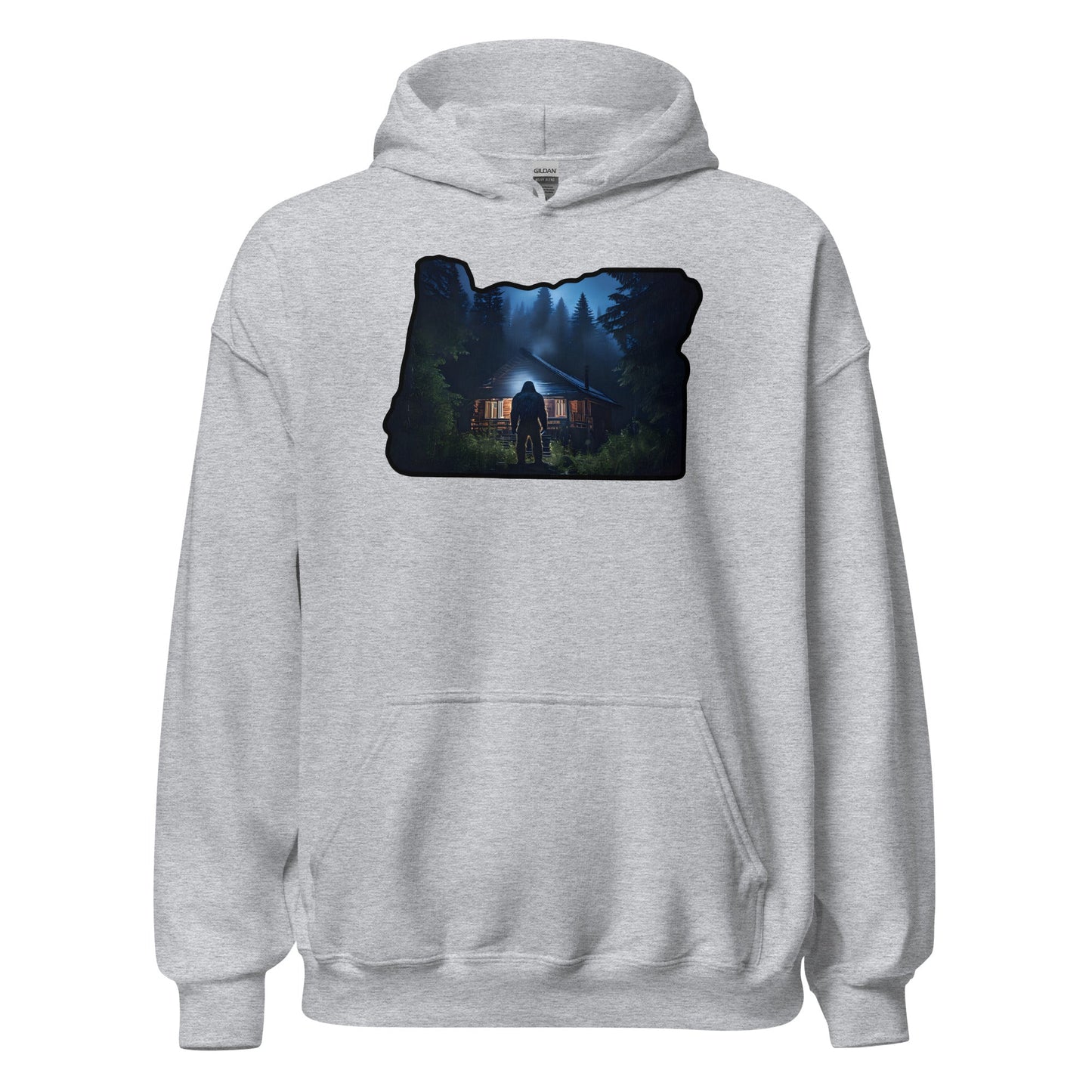 Oregon Bigfoot Visits Men's (Unisex) Hoodie - Hoodies - Discovery Co.