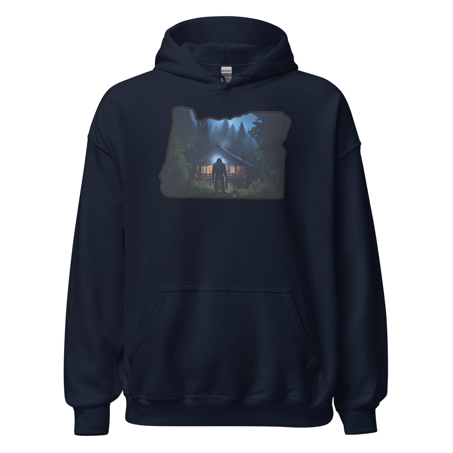 Oregon Bigfoot Visits Men's (Unisex) Hoodie - Hoodies - Discovery Co.