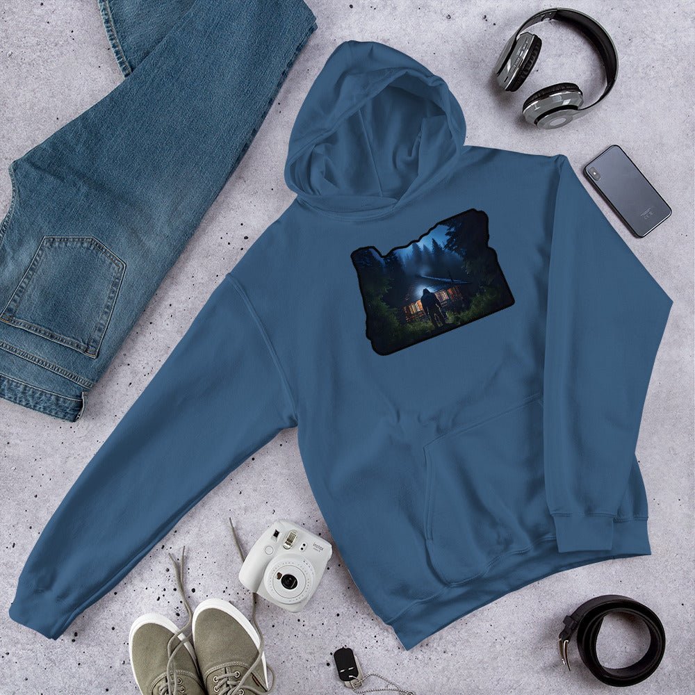 Oregon Bigfoot Visits Women's (Unisex) Hoodie - Hoodies - Discovery Co.