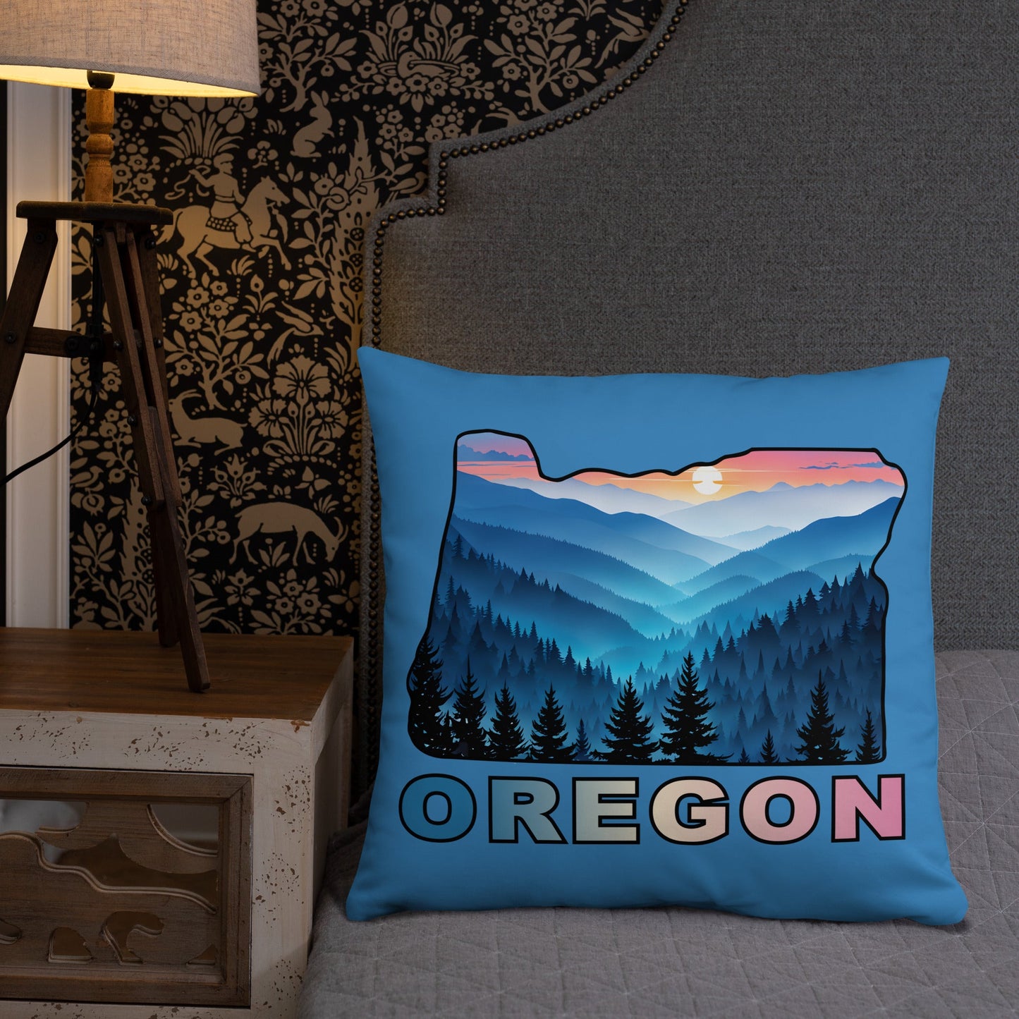 Oregon Blue Mountains II Basic Pillow - Pillows - Discovery Co.