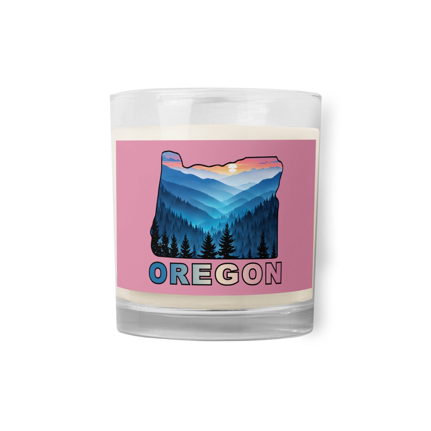 Oregon Blue Mountains II Glass Jar Soy Wax Candle - Candles - Discovery Co.