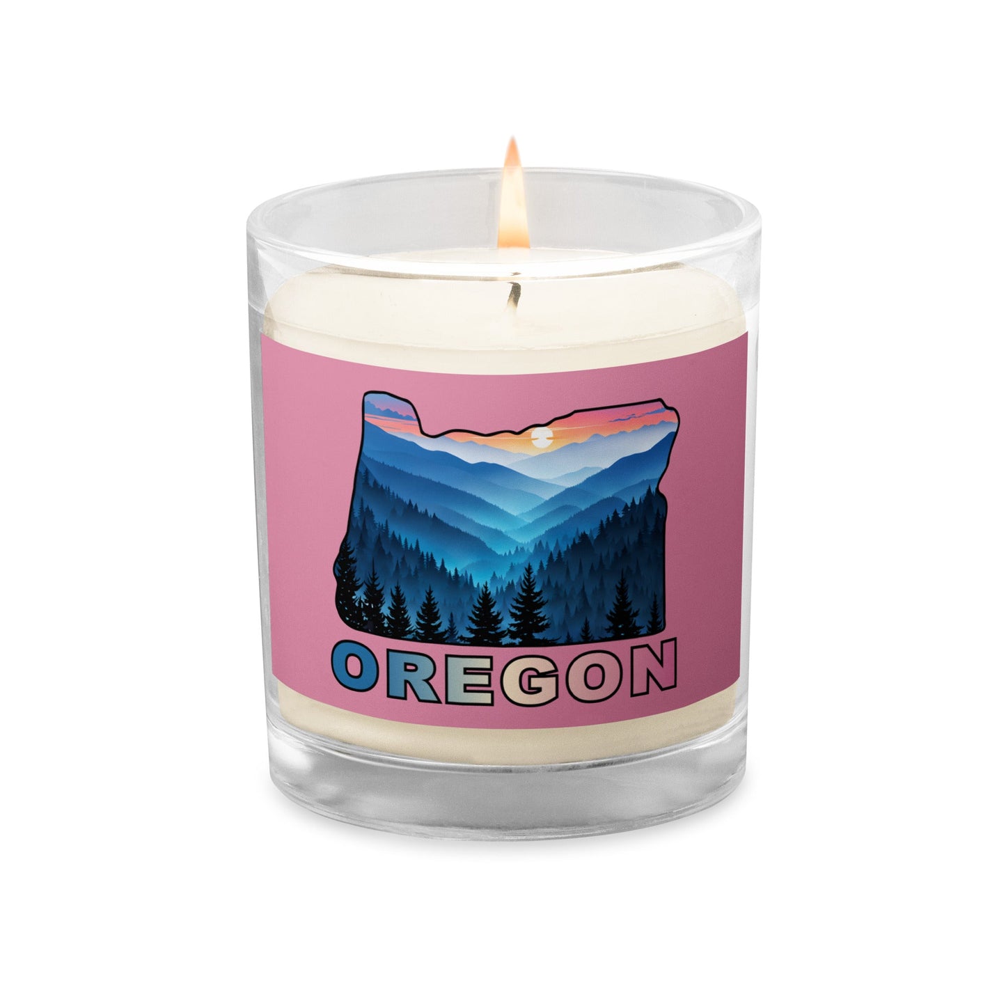 Oregon Blue Mountains II Glass Jar Soy Wax Candle - Candles - Discovery Co.
