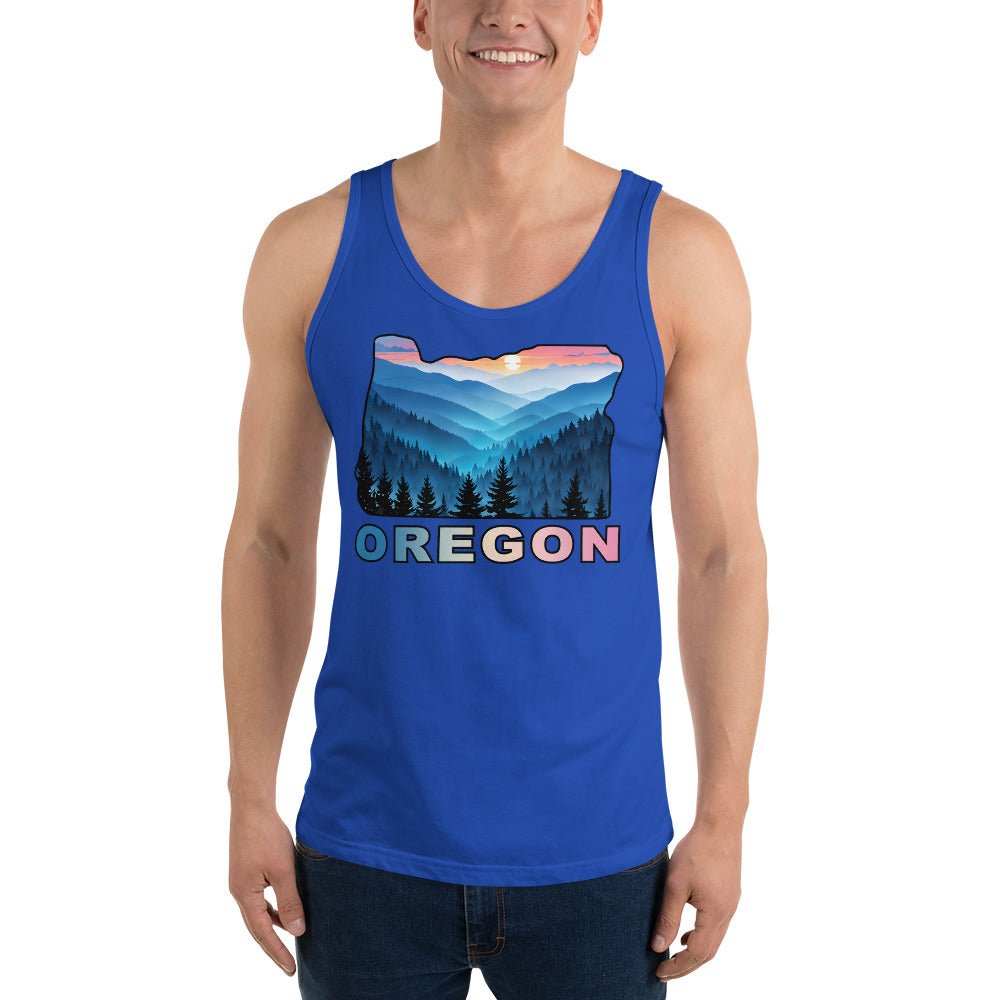 Oregon Blue Mountains II Men's Tank Top - Men's Shirts - Discovery Co.
