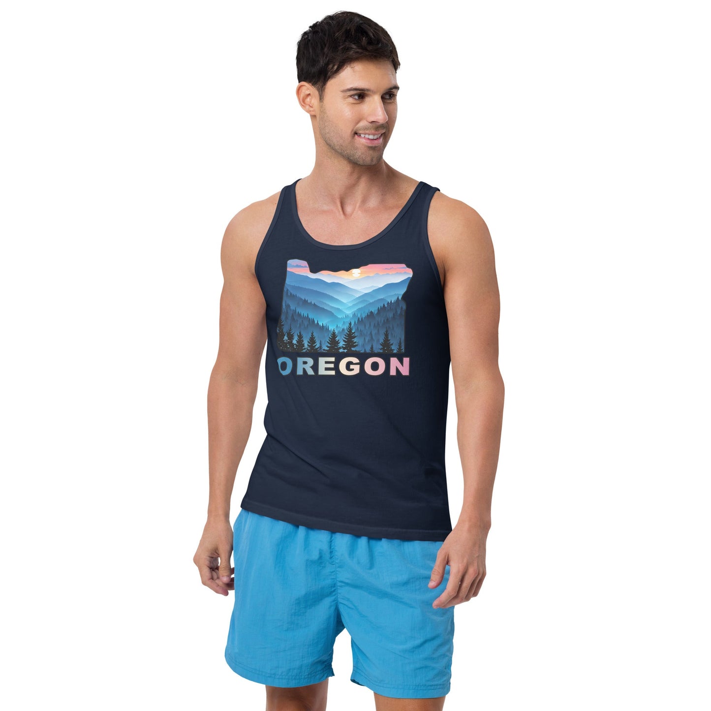 Oregon Blue Mountains II Men's Tank Top - Men's Shirts - Discovery Co.
