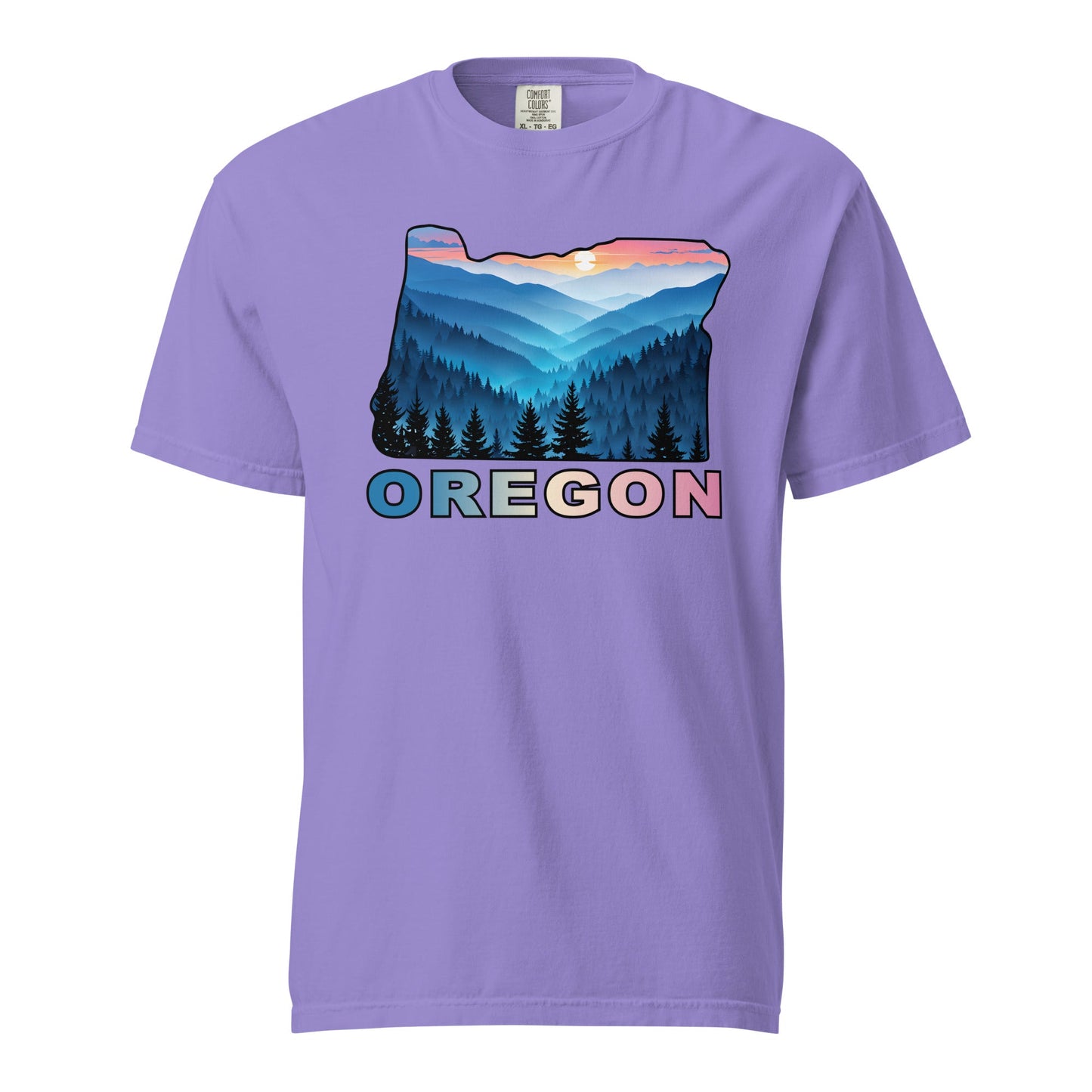 Oregon Blue Mountains II Men's (Unisex) Premium Tee - Men's Shirts - Discovery Co.