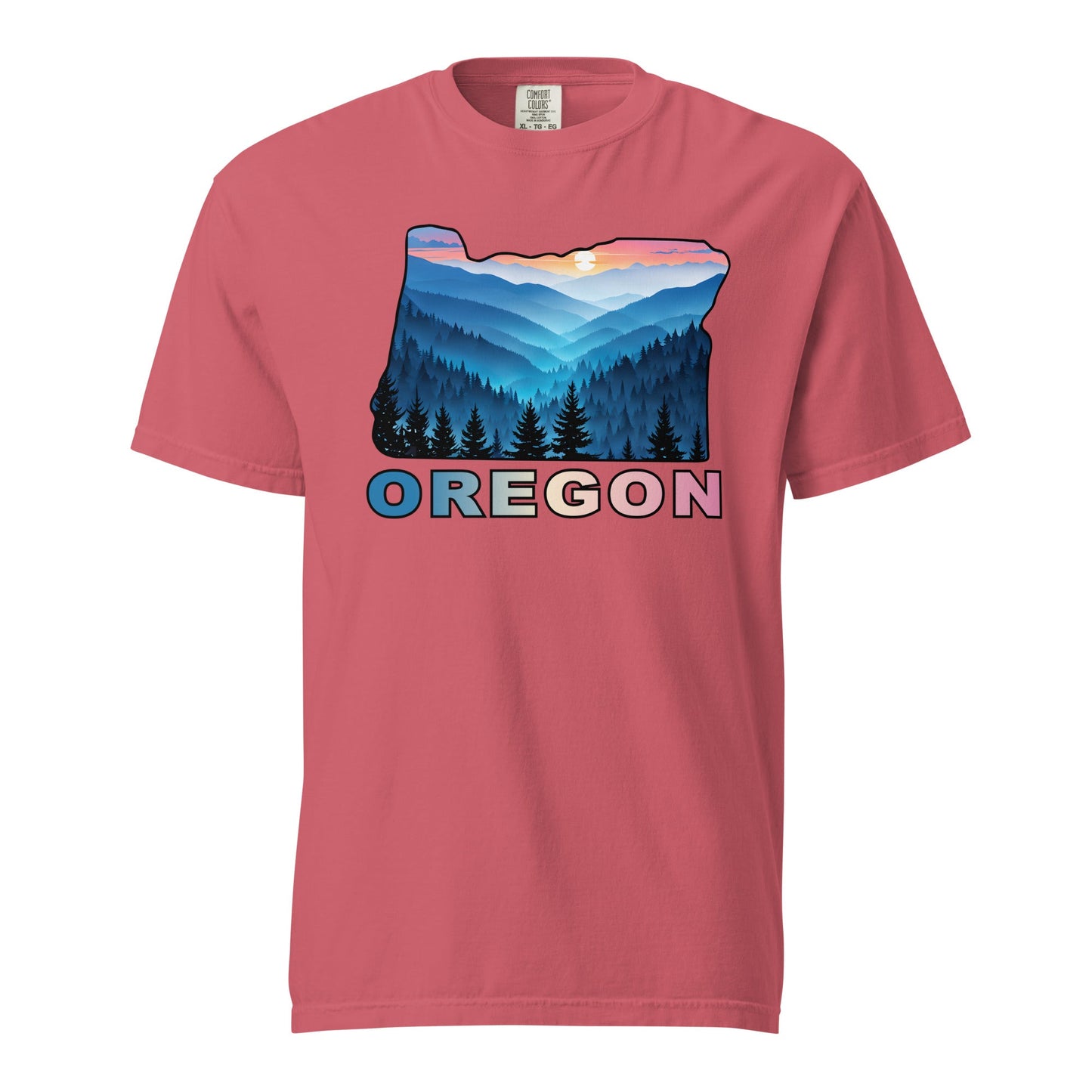 Oregon Blue Mountains II Men's (Unisex) Premium Tee - Men's Shirts - Discovery Co.
