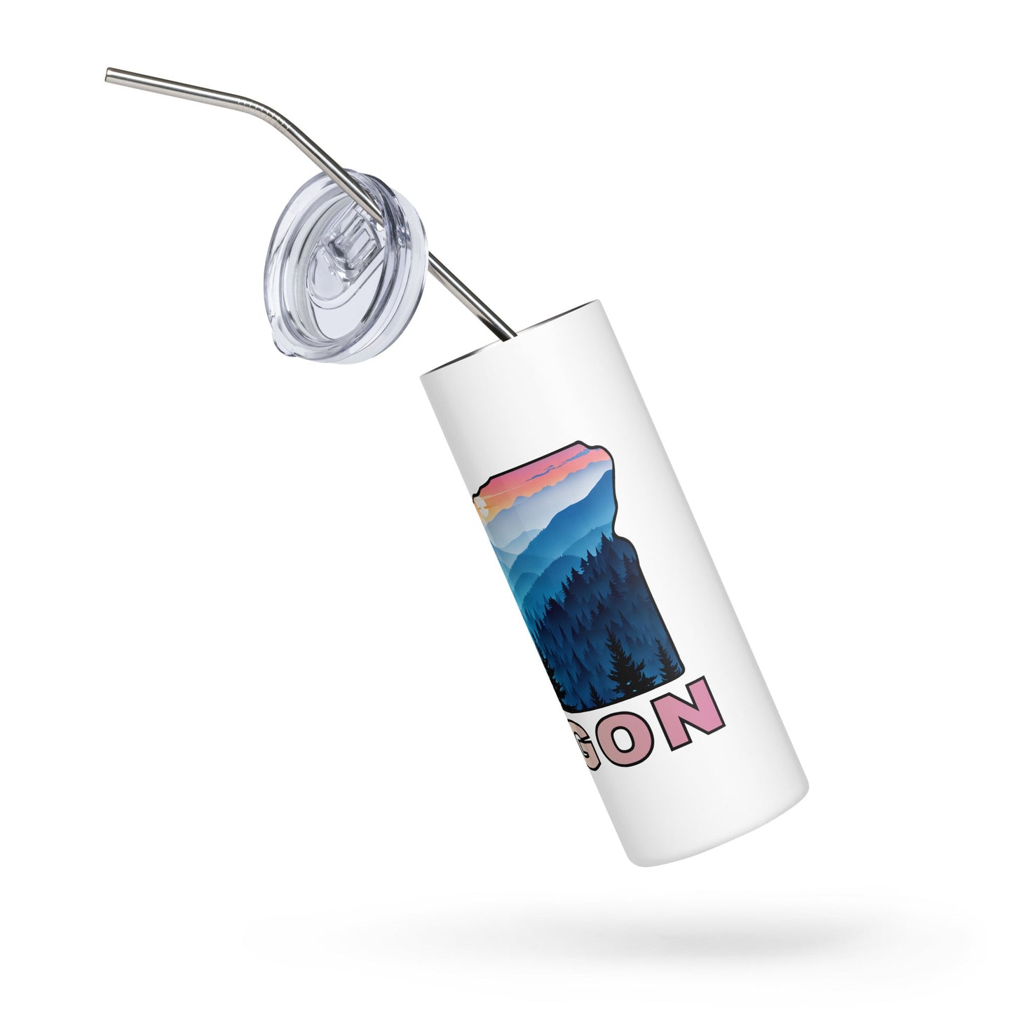 Oregon Blue Mountains II Stainless Steel Tumbler - Steel Tumbler - Discovery Co.