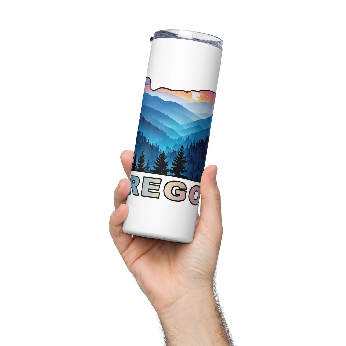 Oregon Blue Mountains II Stainless Steel Tumbler - Steel Tumbler - Discovery Co.
