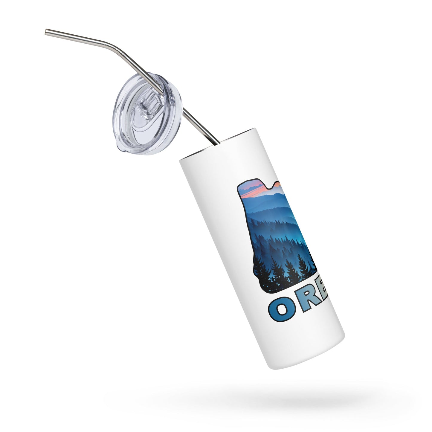 Oregon Blue Mountains II Stainless Steel Tumbler - Steel Tumbler - Discovery Co.