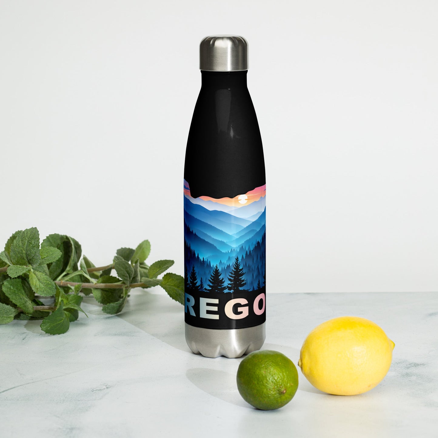 Oregon Blue Mountains II Stainless Steel Water Bottle - Stainless Steel Water Bottle - Discovery Co.