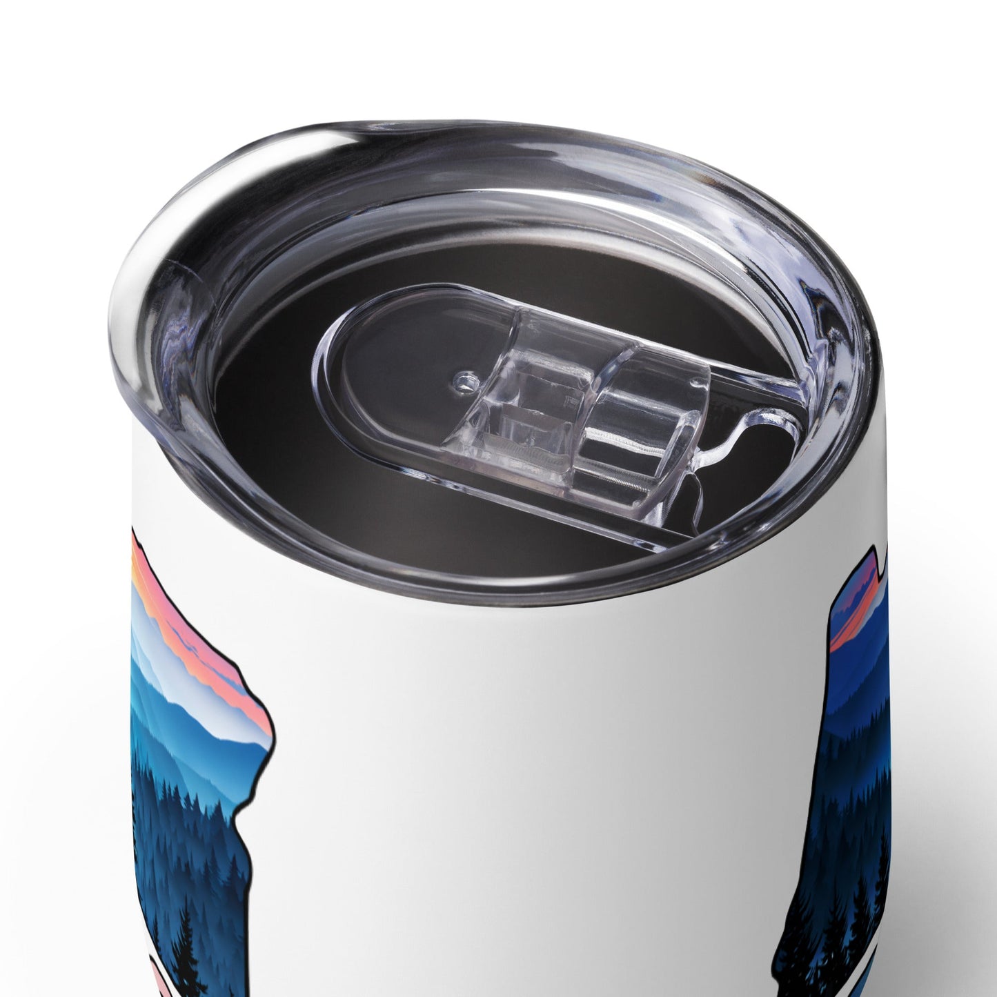 Oregon Blue Mountains II Stainless Steel Wine Tumbler - Steel Tumbler - Discovery Co.