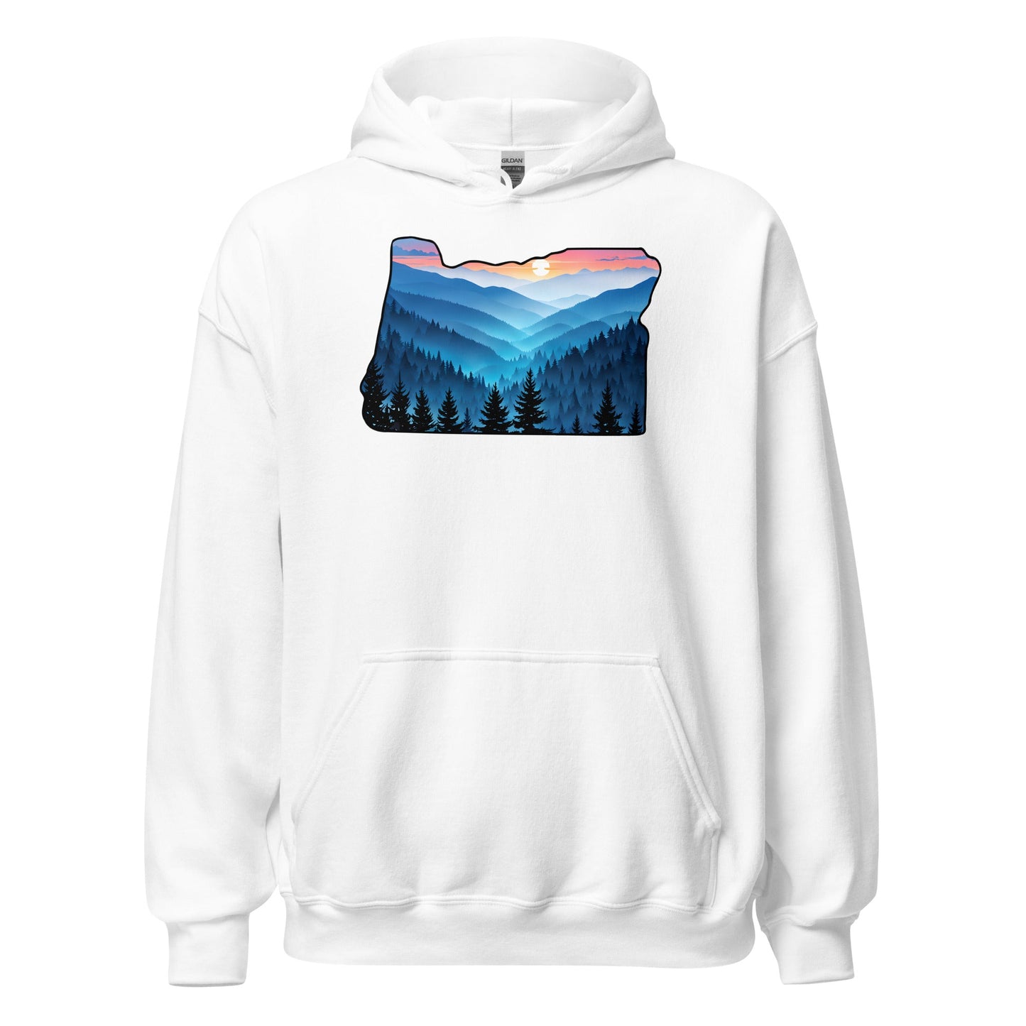 Oregon Blue Mountains Men's (Unisex) Hoodie - Hoodies - Discovery Co.