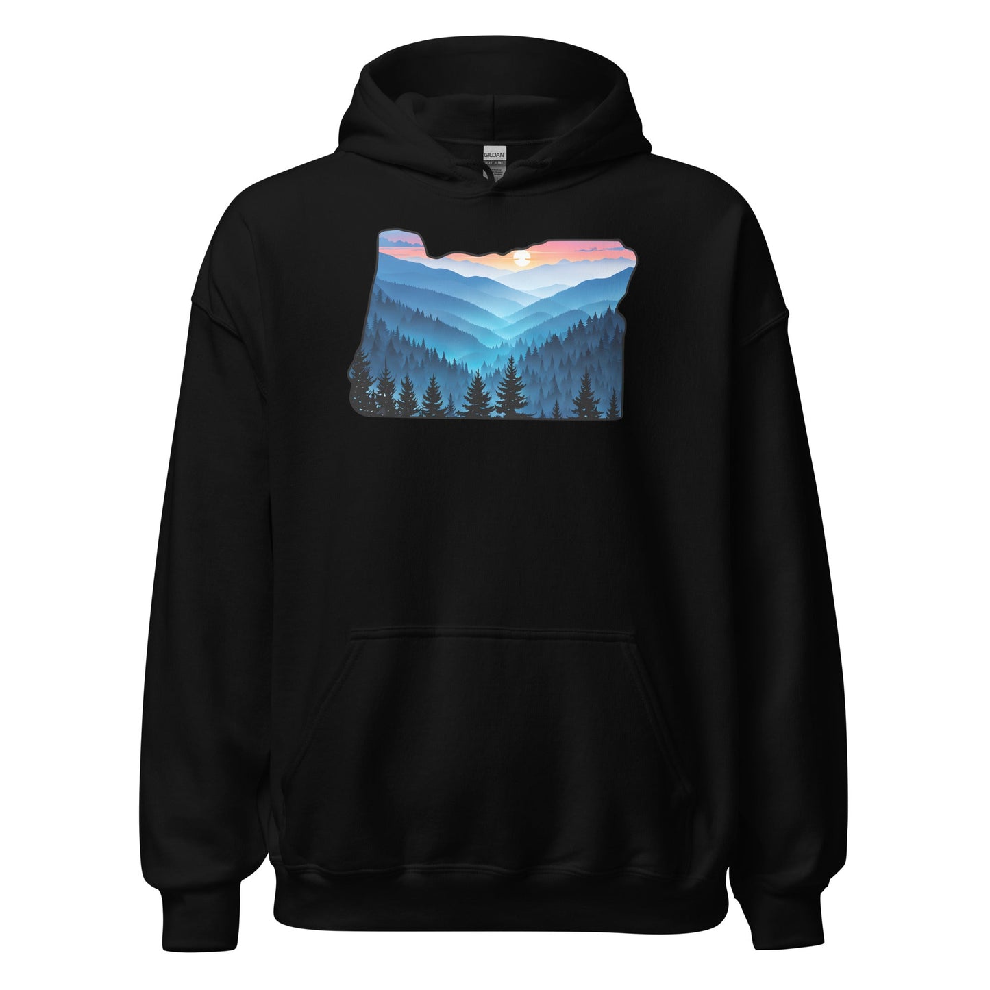 Oregon Blue Mountains Men's (Unisex) Hoodie - Hoodies - Discovery Co.