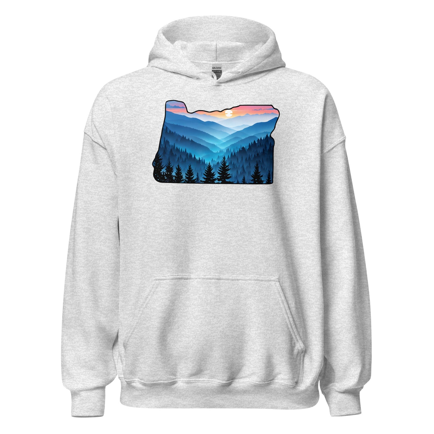 Oregon Blue Mountains Men's (Unisex) Hoodie - Hoodies - Discovery Co.